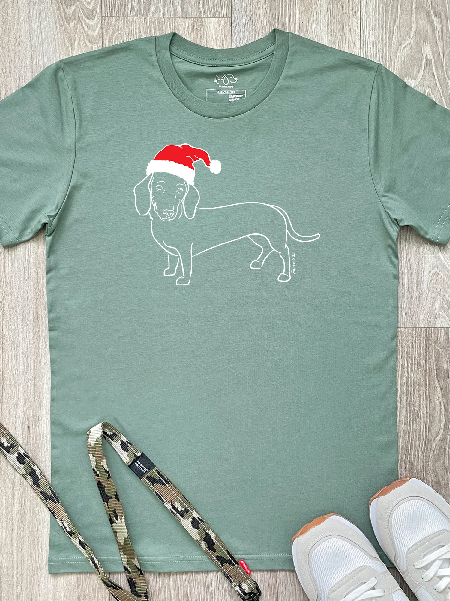 Dachshund Christmas Edition Essential Unisex Tee - Image 6