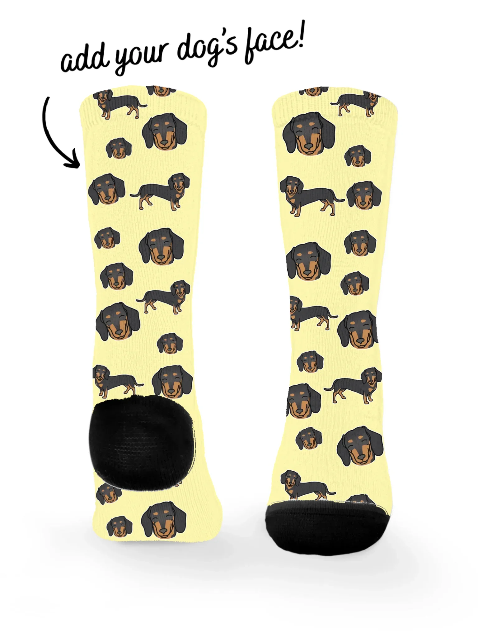 Dachshund ColourPop Customisable Socks - Image 3