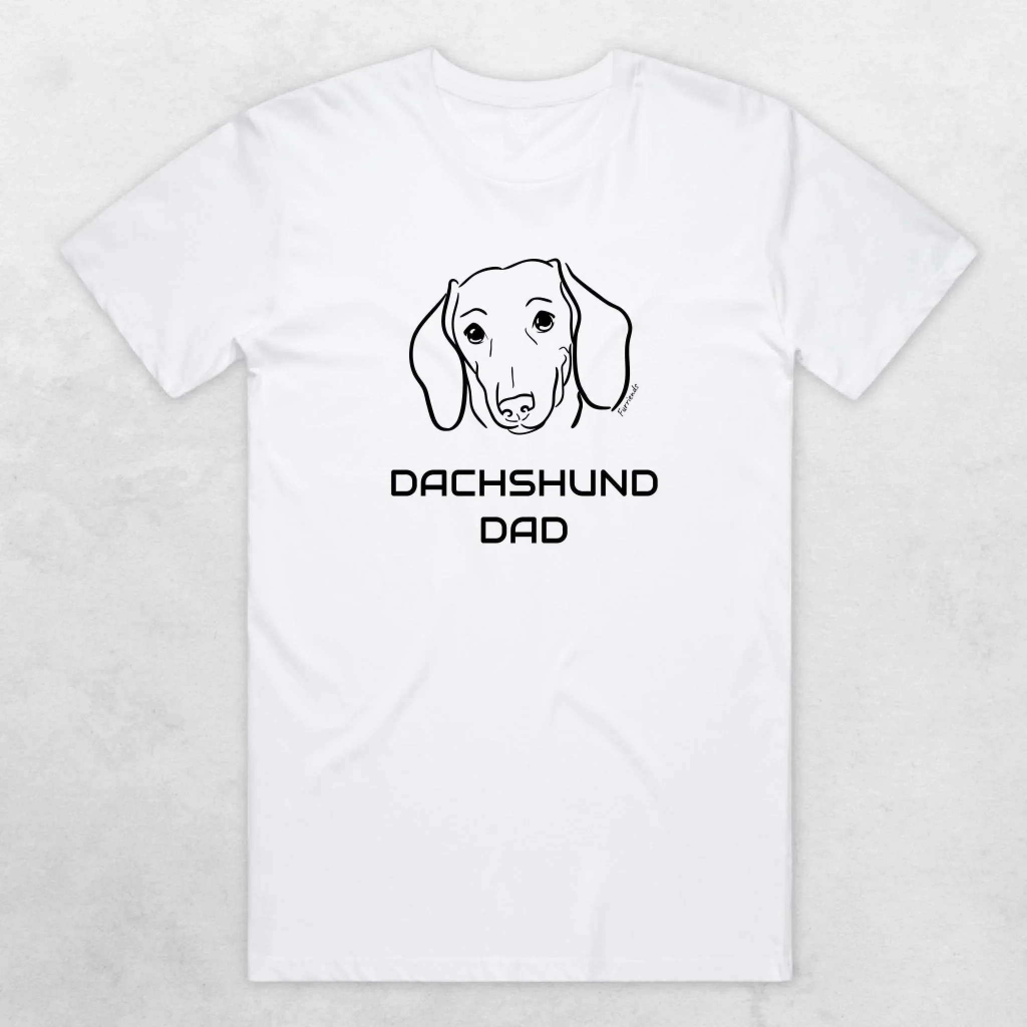 Dachshund Dad Regular Fit-T-Shirt - Image 8
