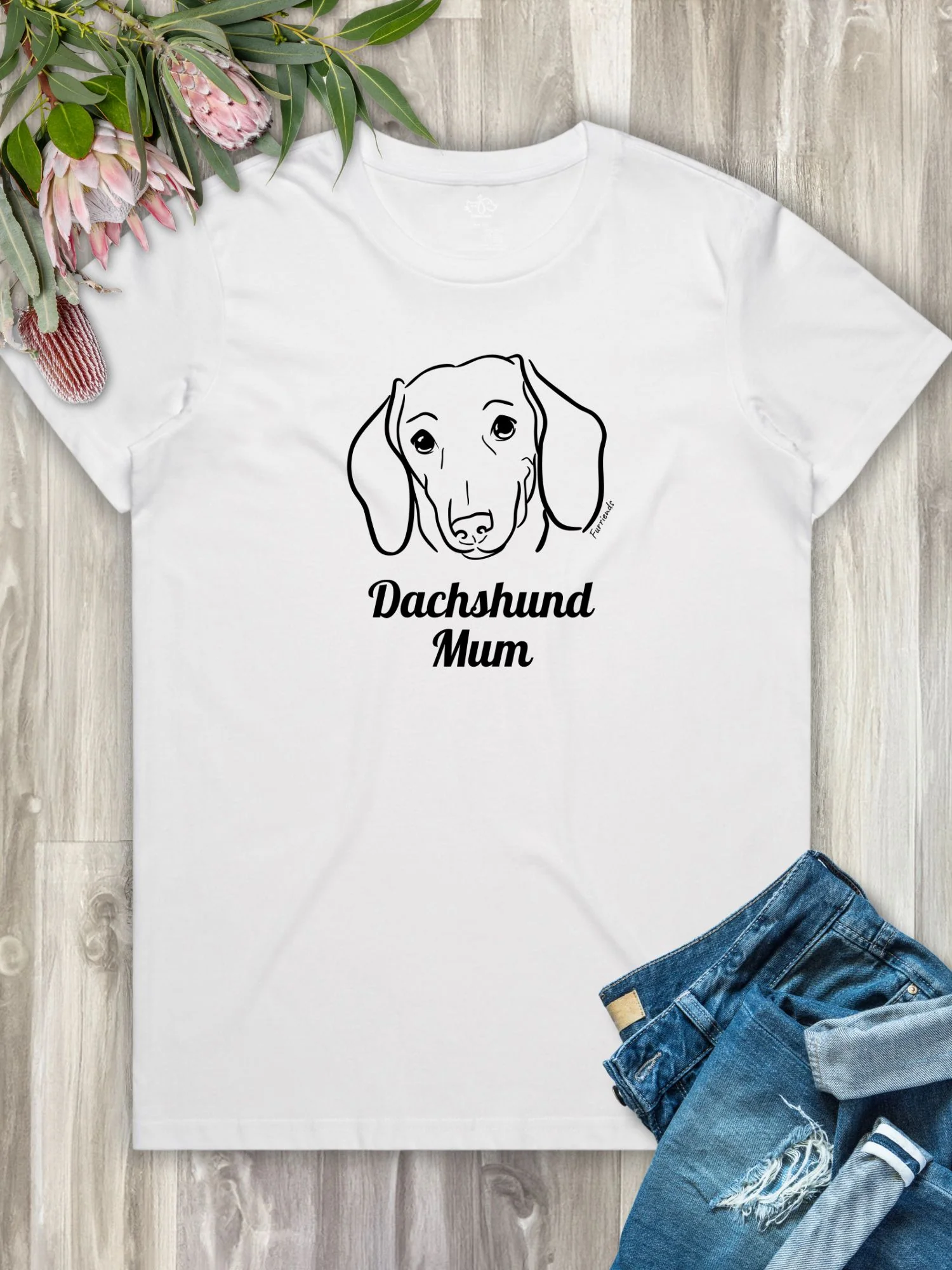 Dachshund Mum Regular Fit T-shirt - Image 8
