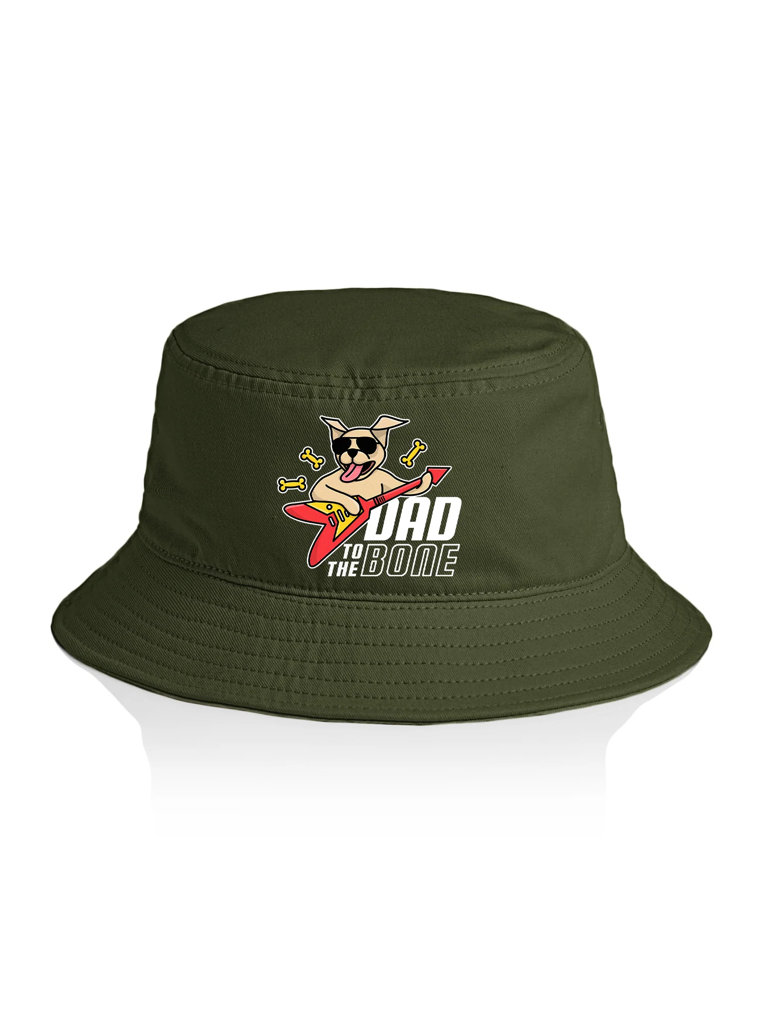Dad To The Bone Bucket Hat - Image 4