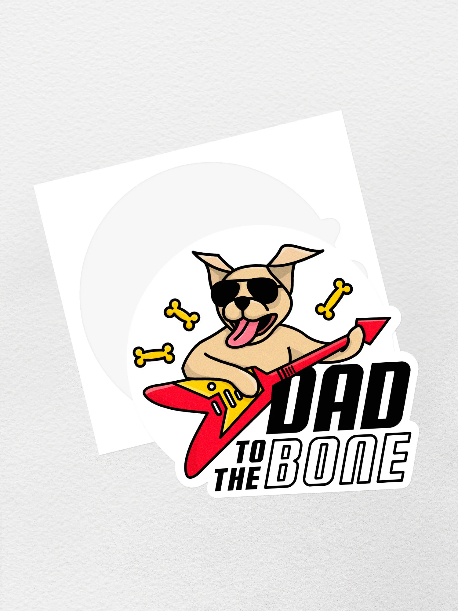 Dad To The Bone Sticker - Image 3
