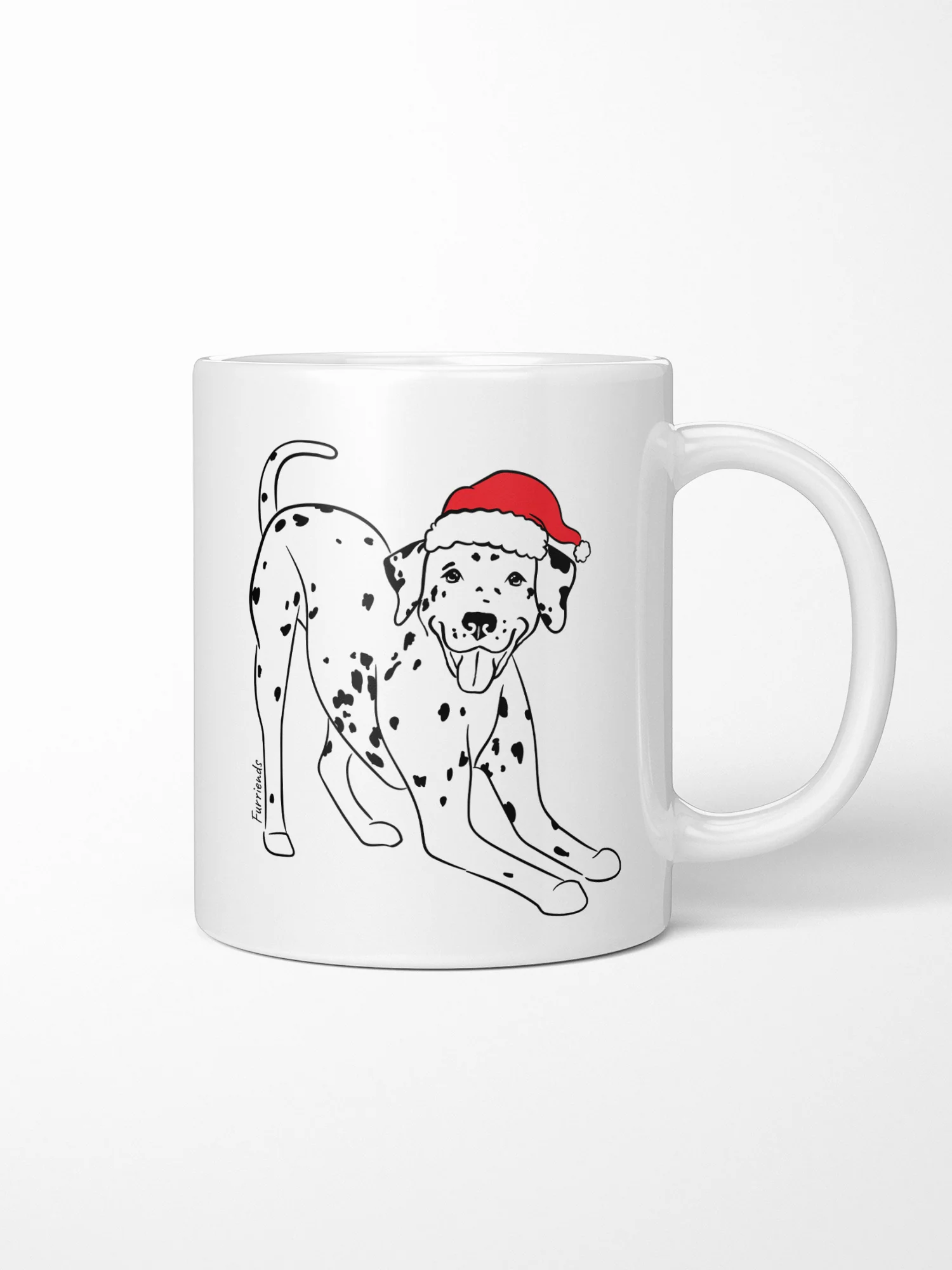 Dalmatian Christmas Edition Ceramic Mug - Image 2