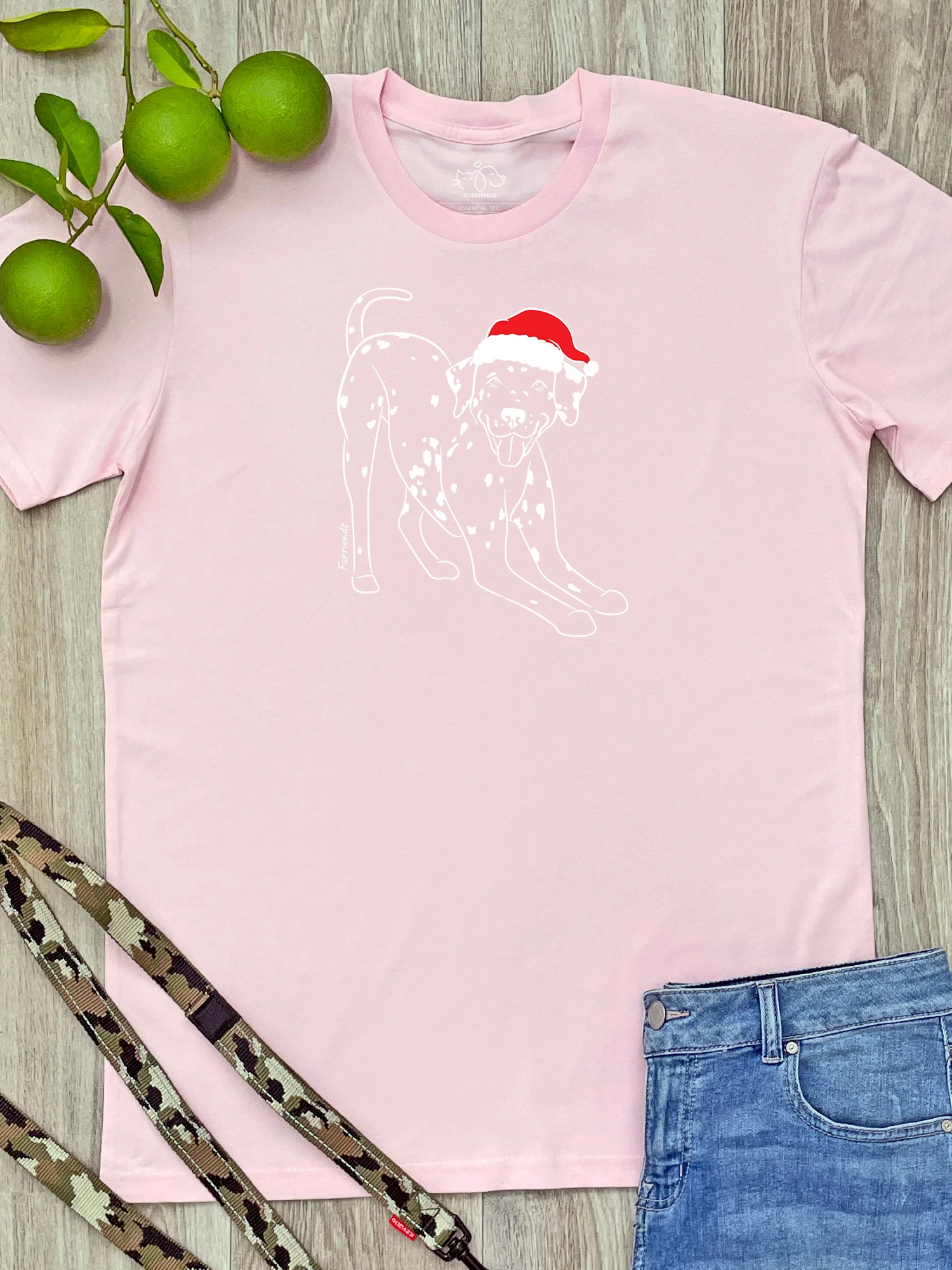 Dalmatian Christmas Edition Essential Unisex Tee - Image 4