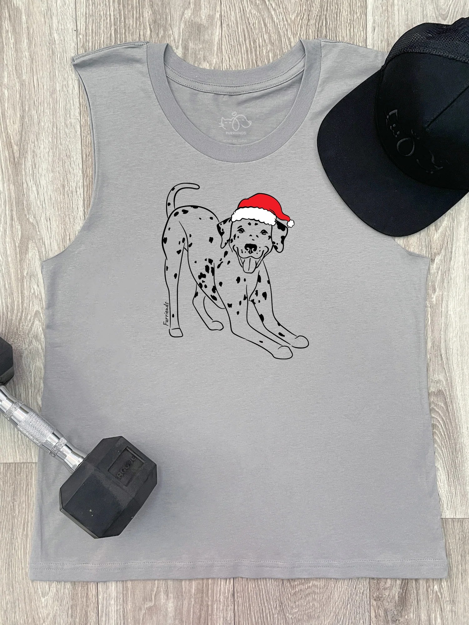 Dalmatian Christmas Edition Marley Tank - Image 4