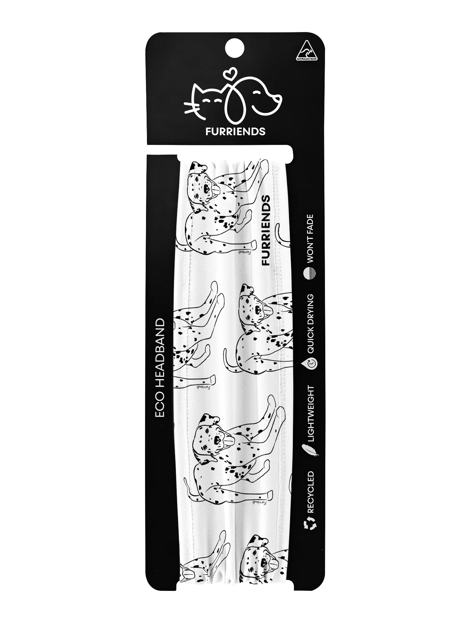 Dalmatian Eco Performance Headband - Image 7