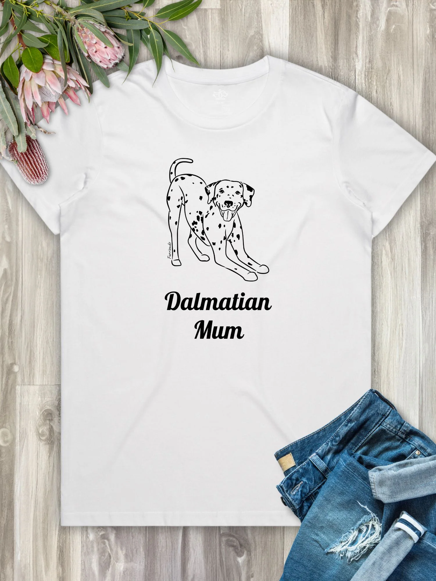 Dalmatian Mum Regular Fit T-Shirt - Image 8