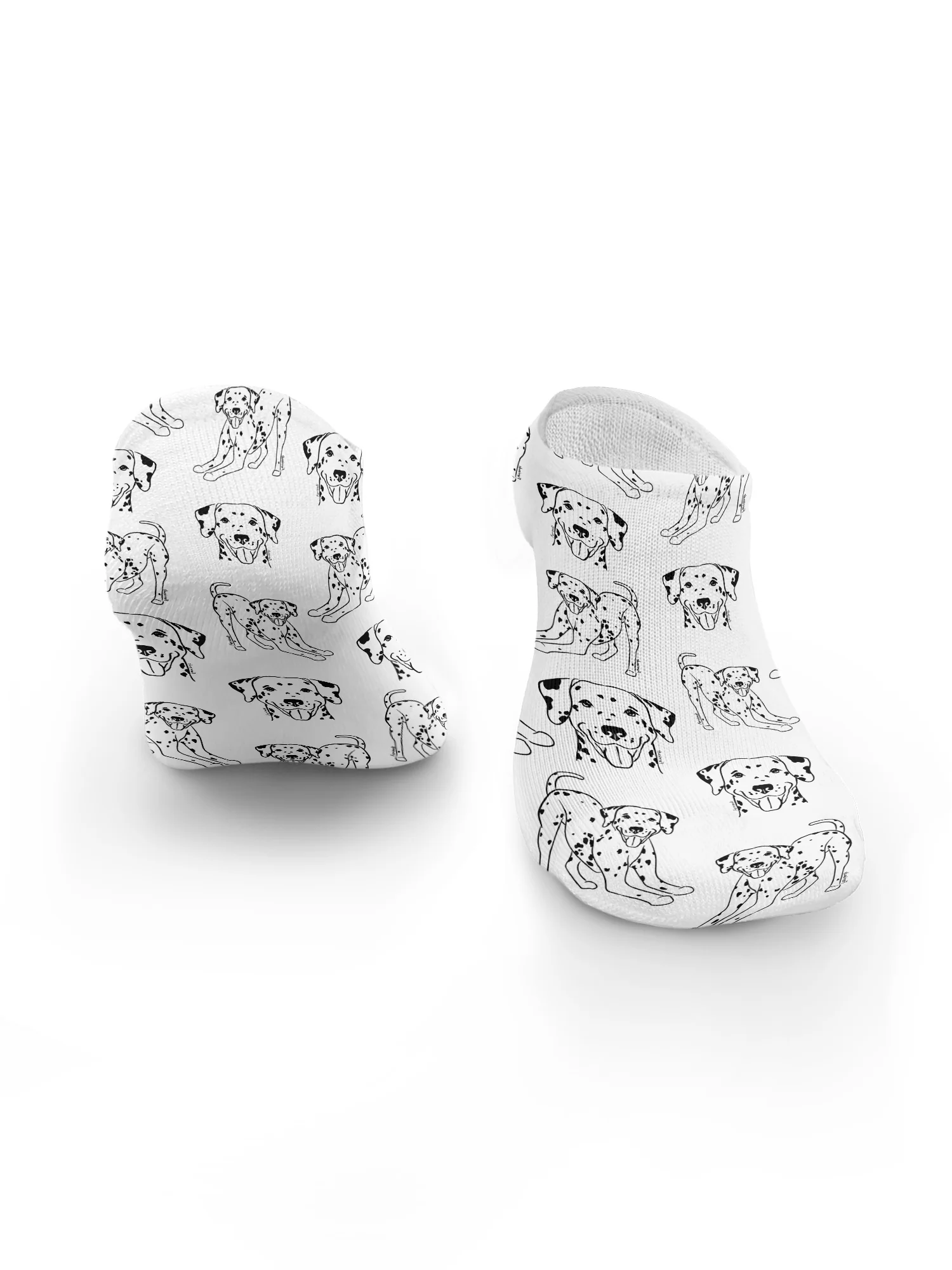 Dalmatian No Show Socks - Image 5