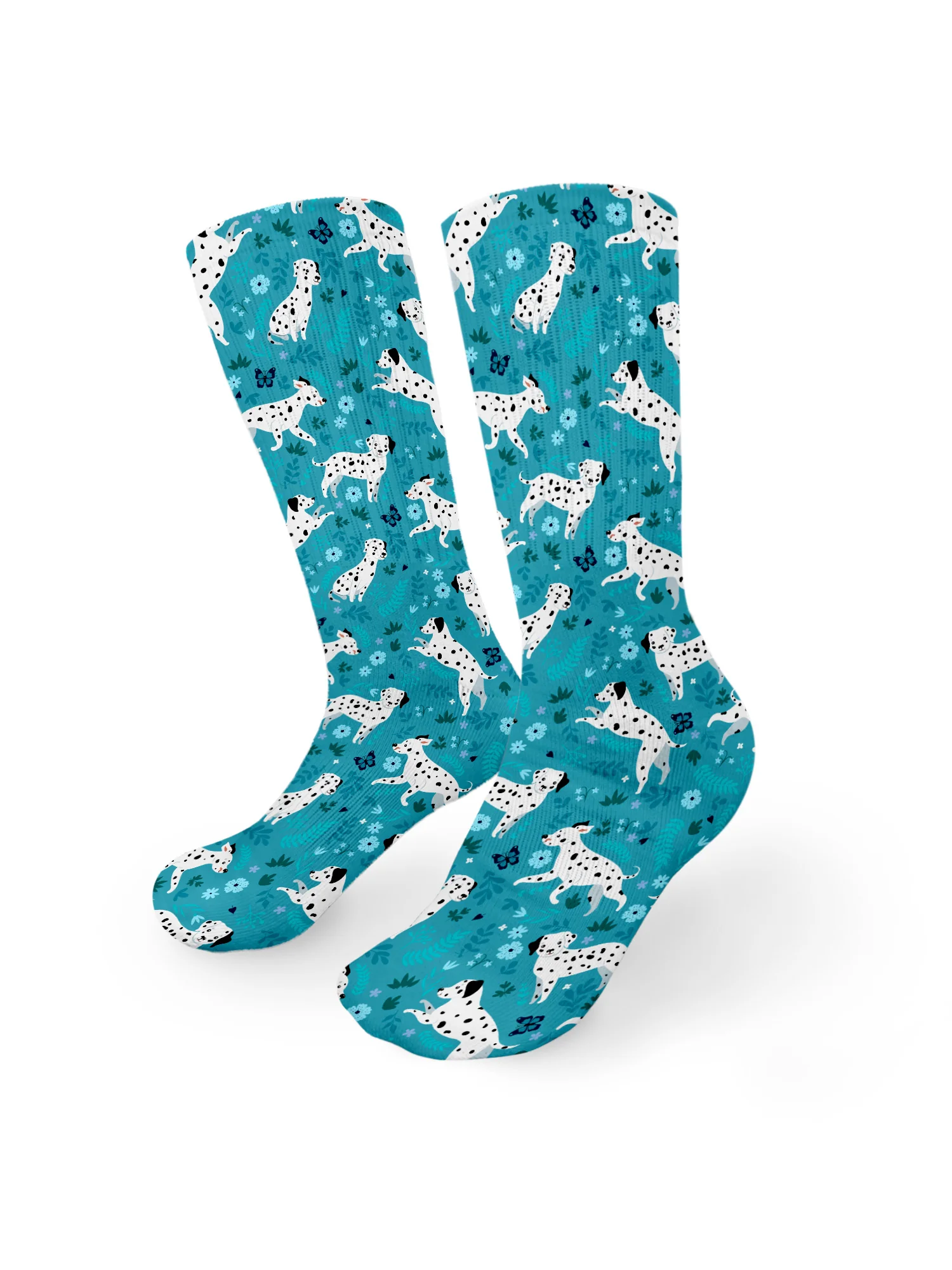 Dalmatian Patch Crew Socks - Image 4