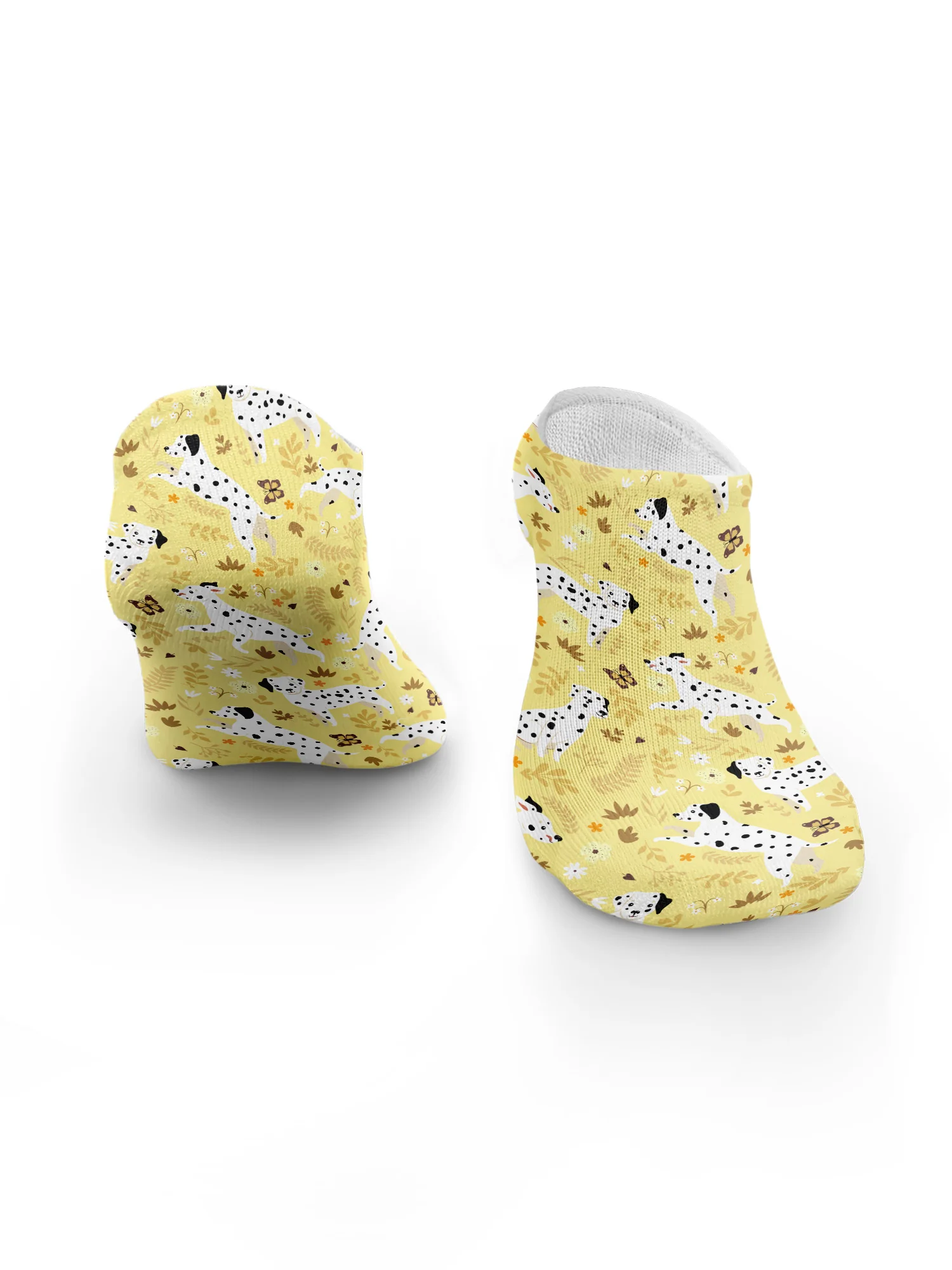 Dalmatian Patch No Show Socks - Image 4