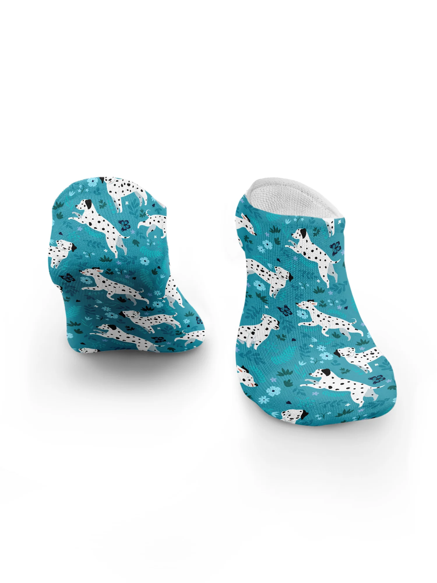 Dalmatian Patch No Show Socks - Image 6