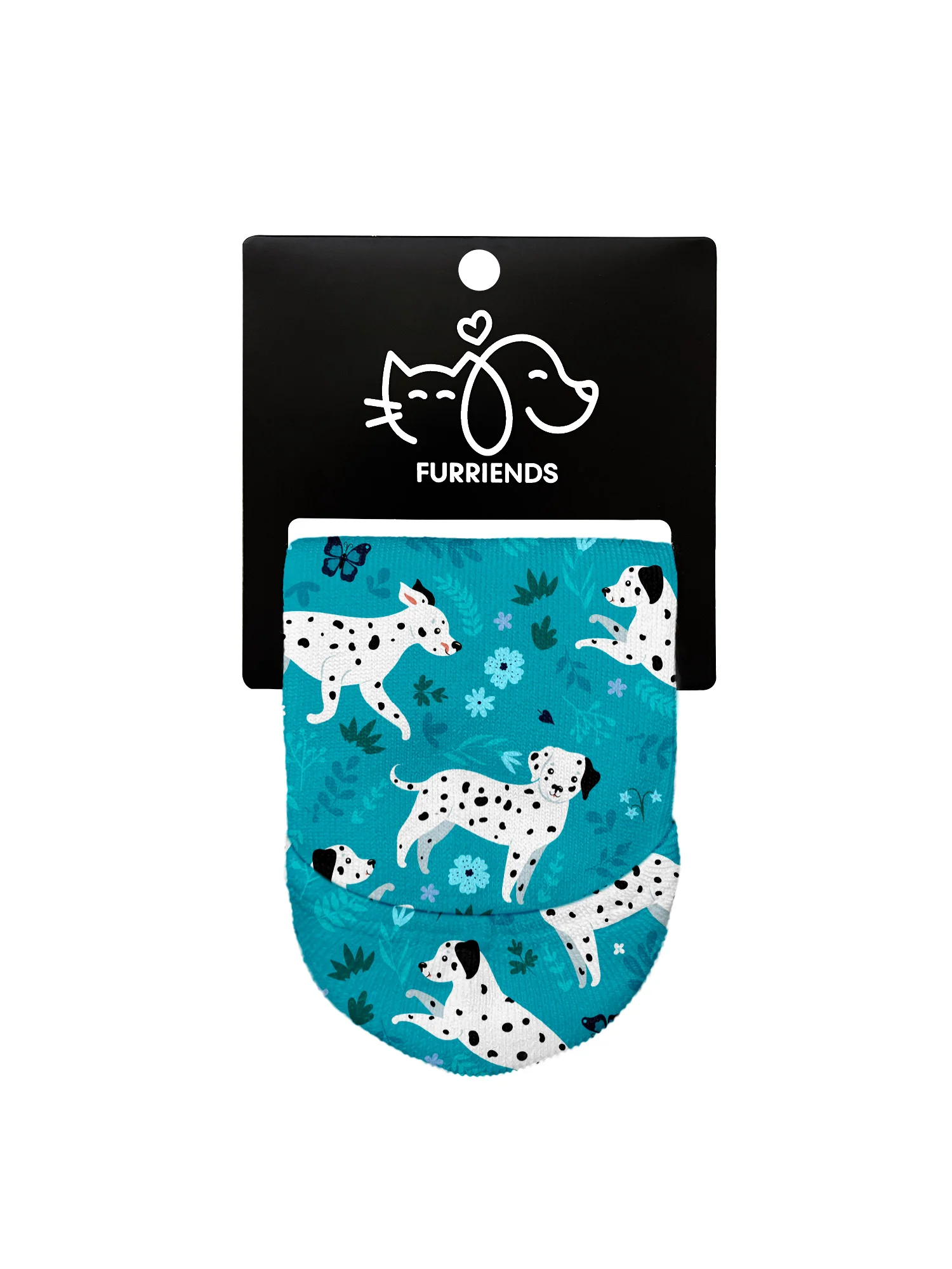Dalmatian Patch No Show Socks - Image 7