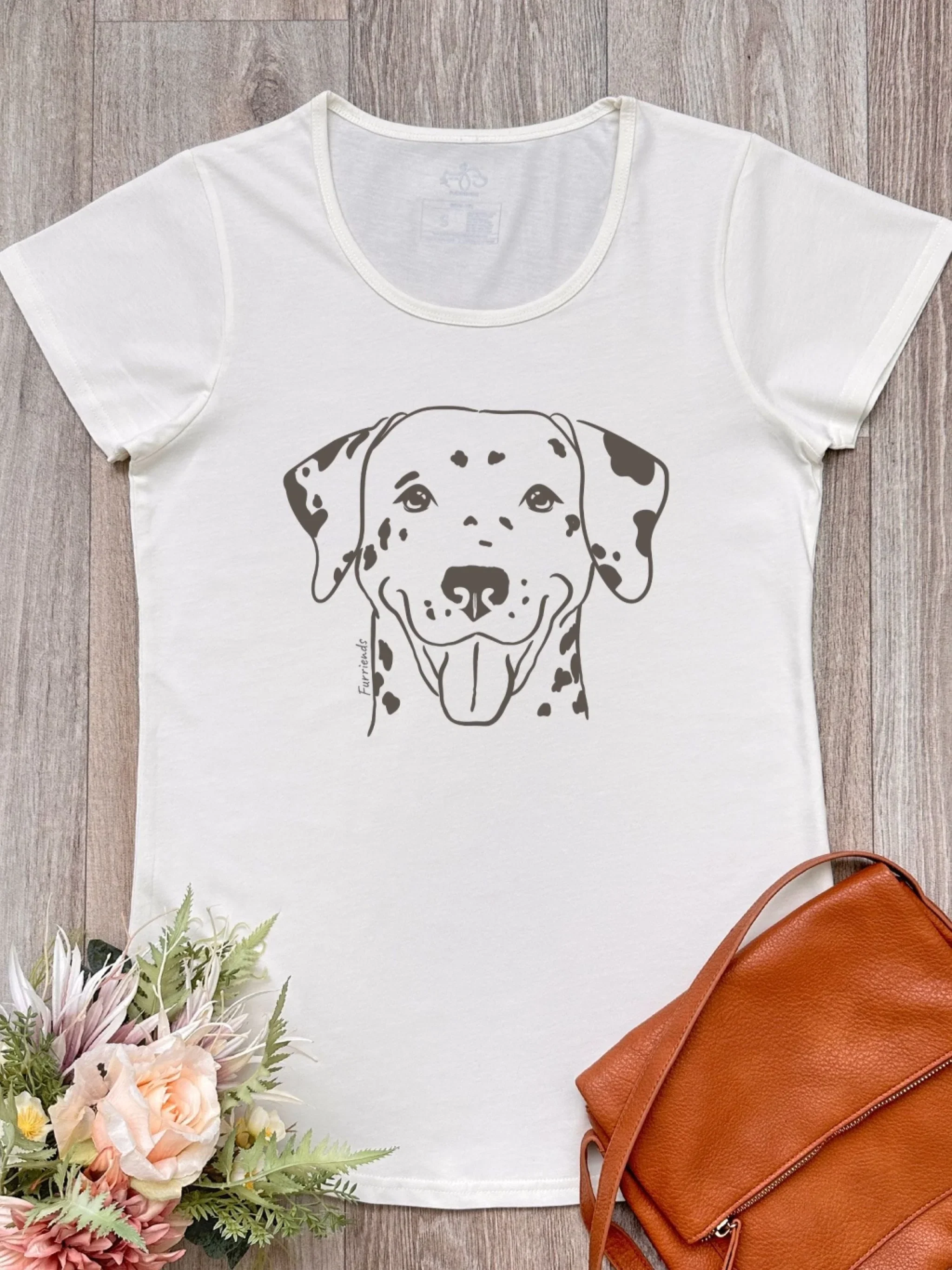 Dalmatian Remi Women's Scoop Neck T-Shirt - Image 2
