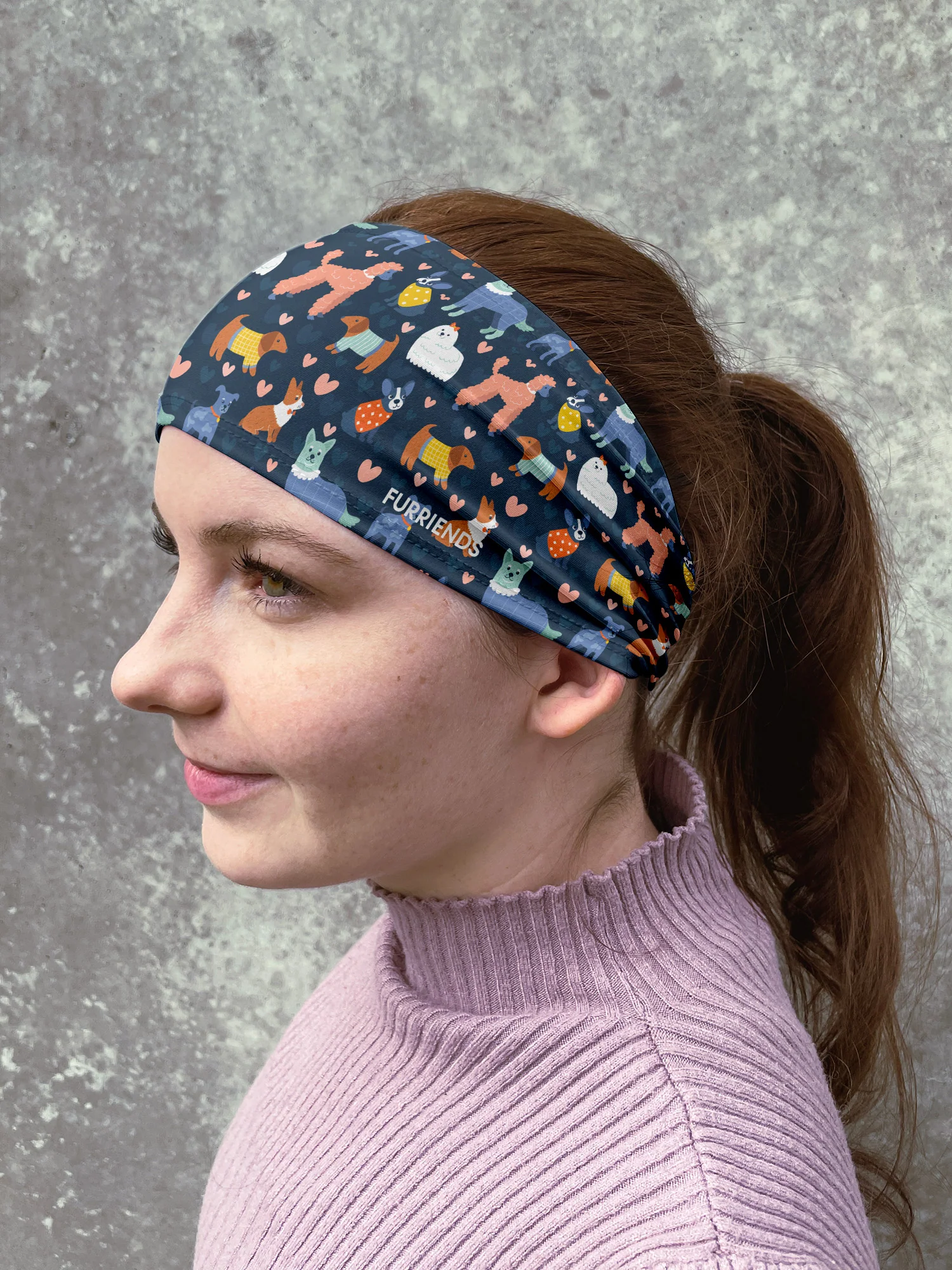 Dapper Doggos Eco Performance Headband - Image 3