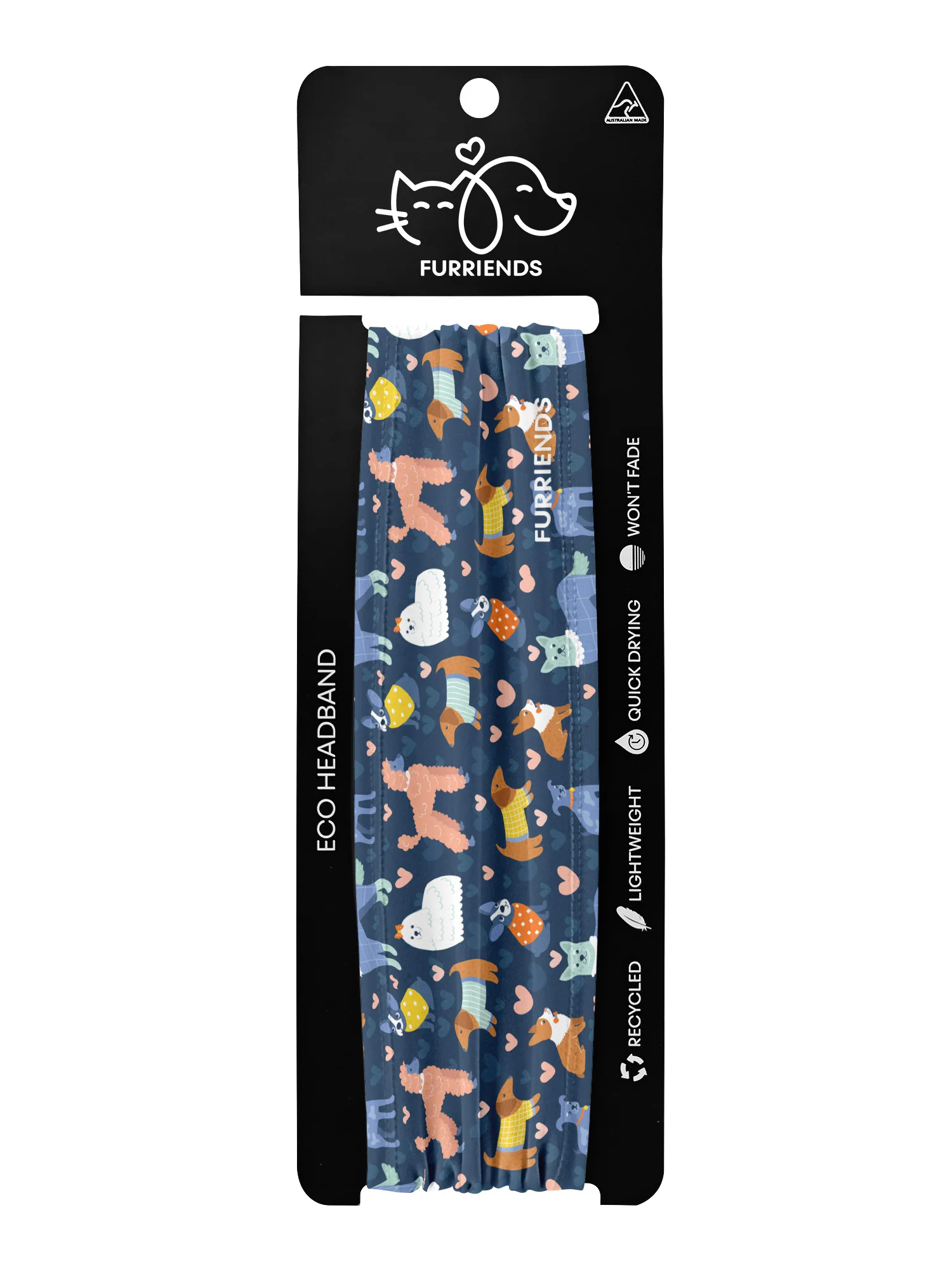 Dapper Doggos Eco Performance Headband - Image 5