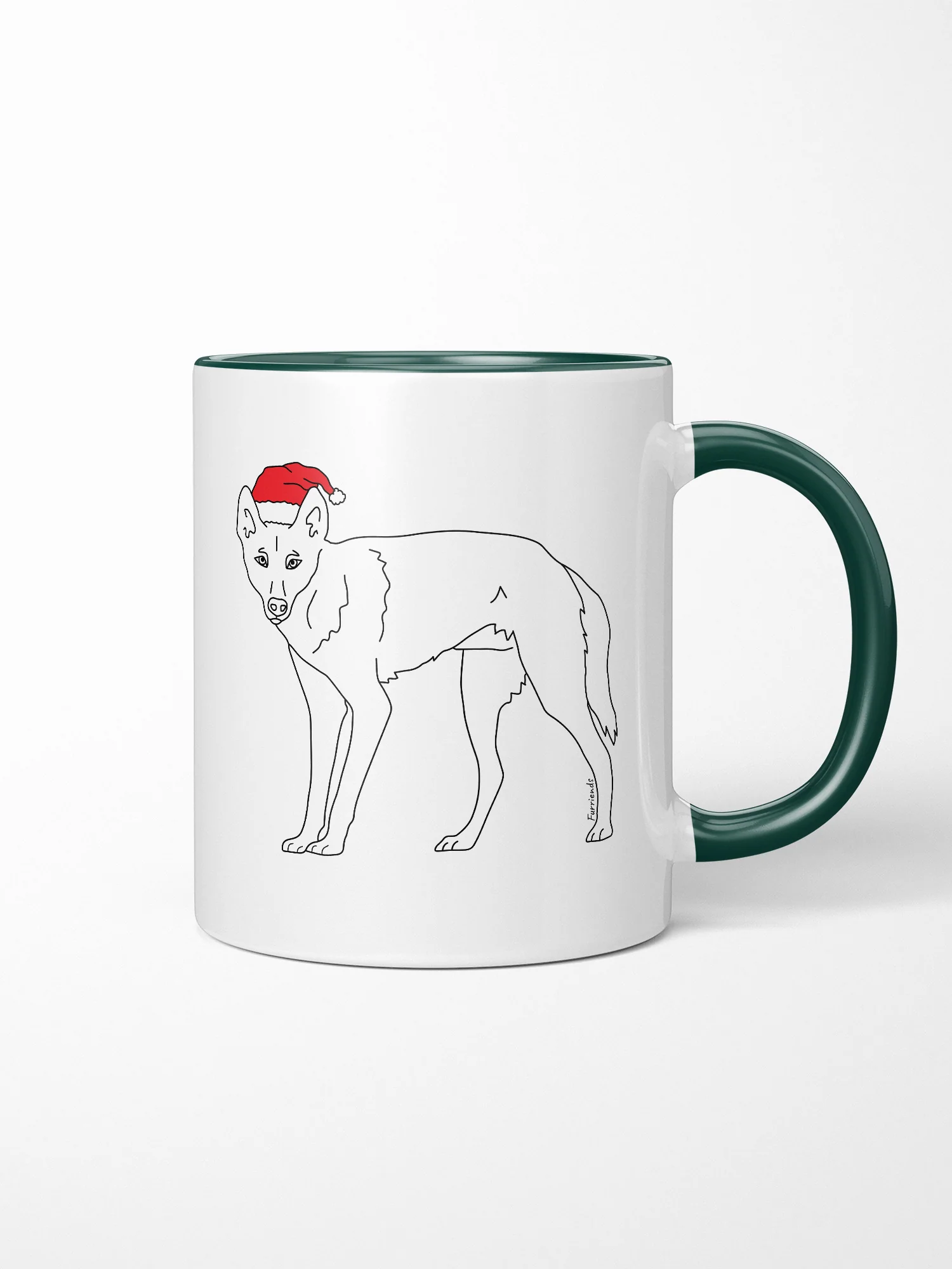 Dingo Christmas Edition Ceramic Mug - Image 3