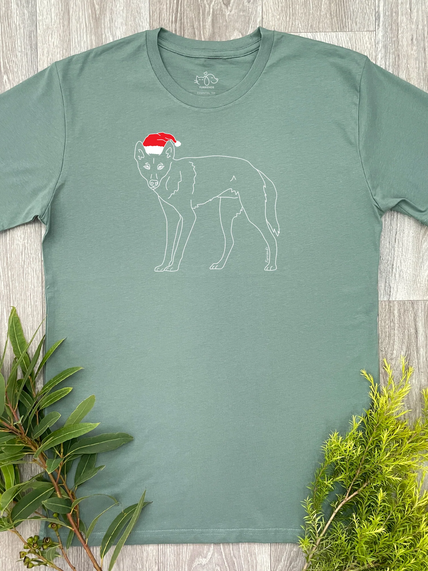 Dingo Christmas Edition Essential Unisex Tee - Image 3