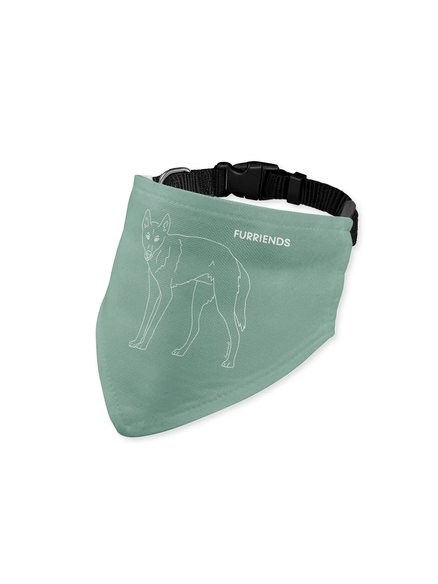 Dingo Reversible Dog Bandana With Collar - Image 8