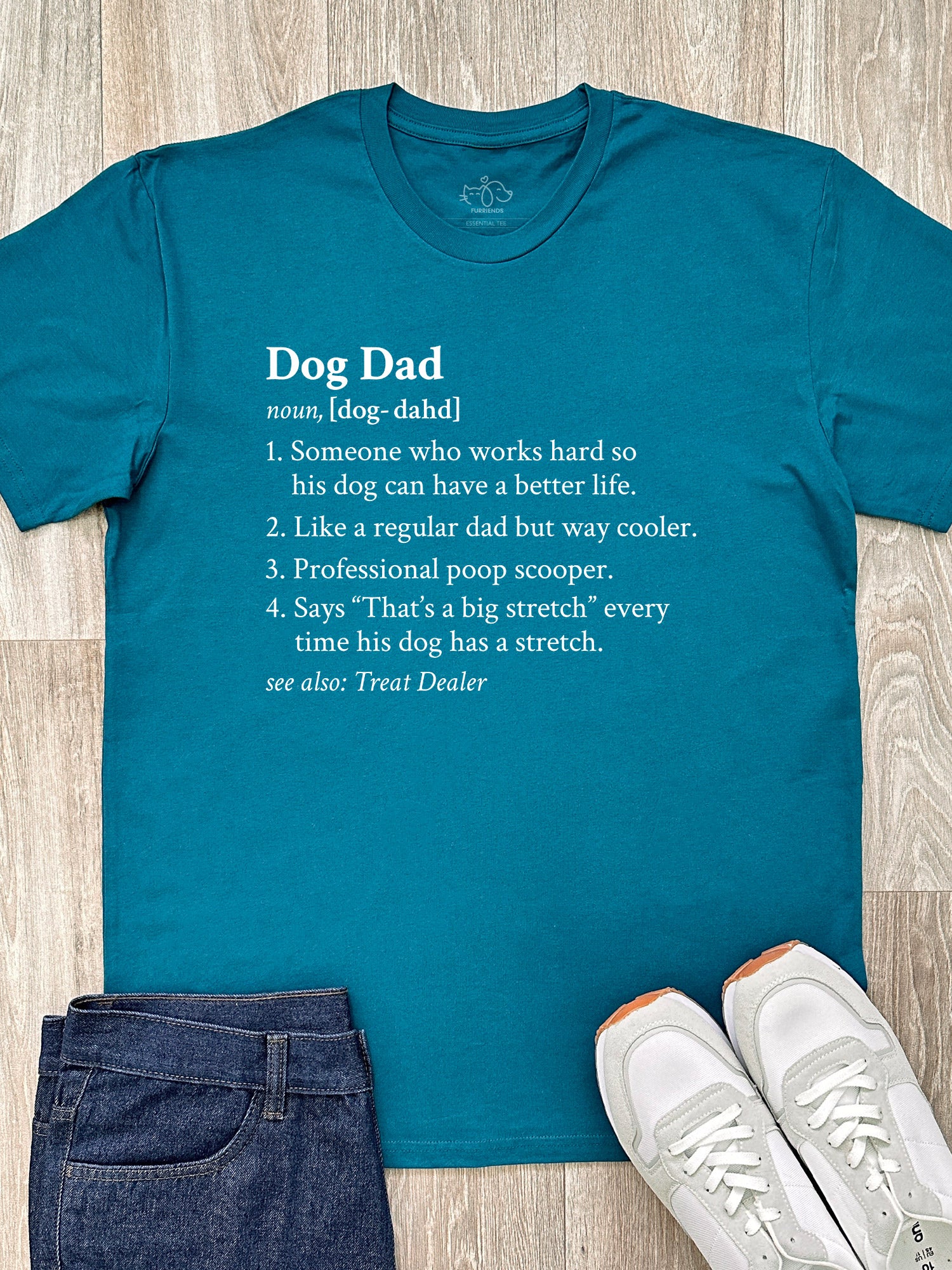 Dog Dad Definition Essential Unisex Tee - Image 2