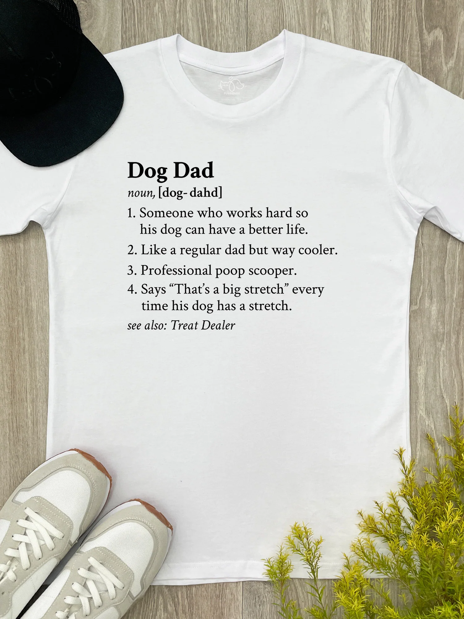 Dog Dad Definition Essential Unisex Tee - Image 3