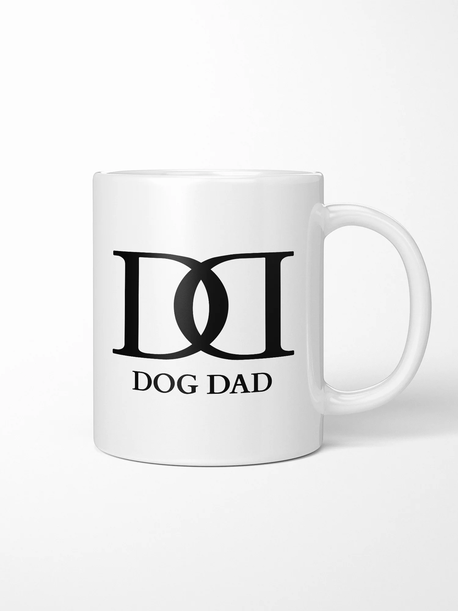 Dog Dad Monogram Ceramic Mug - Image 2