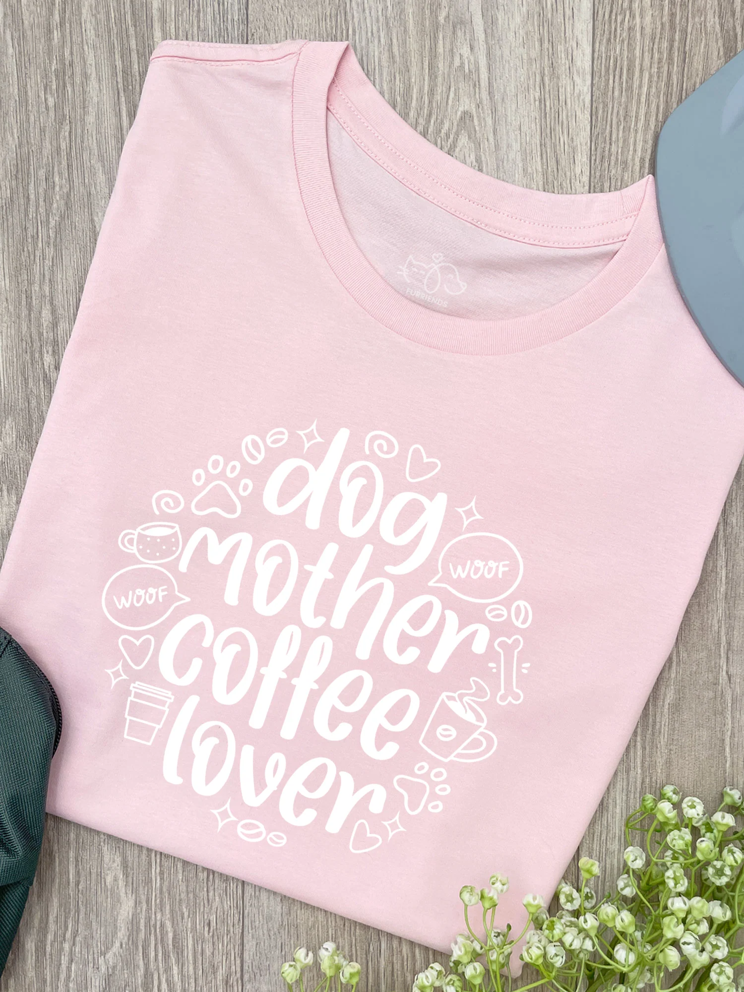 Dog Mother Coffee Lover Ava Women's Regular Fit Tee - Image 5