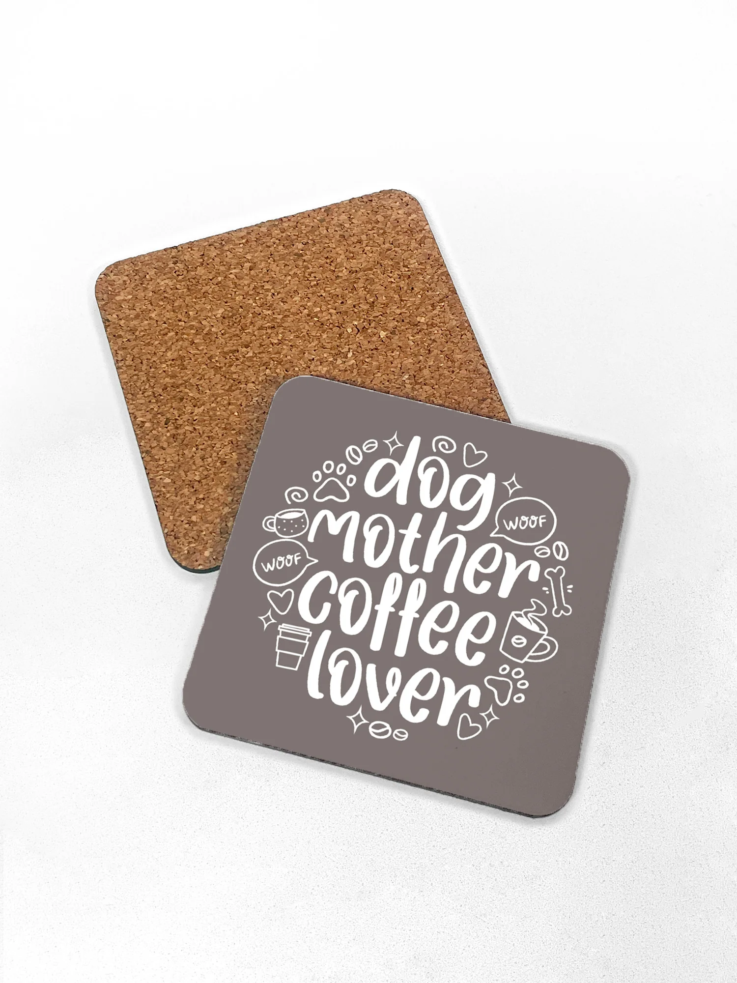 Dog Mother Coffee Lover Coaster - Image 5