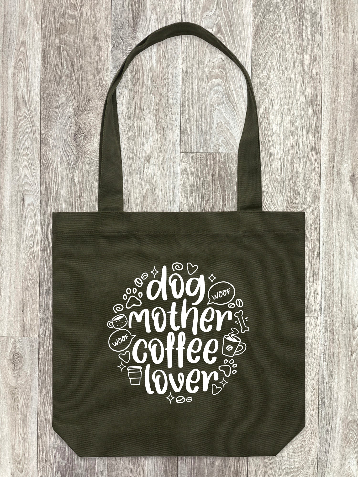 Dog Mother Coffee Lover Edith Tote Bag - Image 10