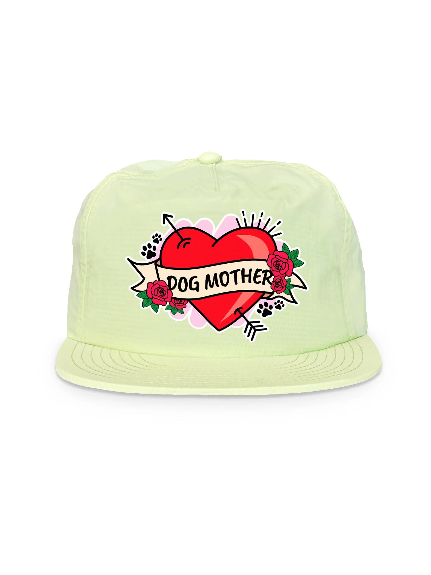 Dog Mother Heart Tattoo Quick-Dry Cap - Image 4