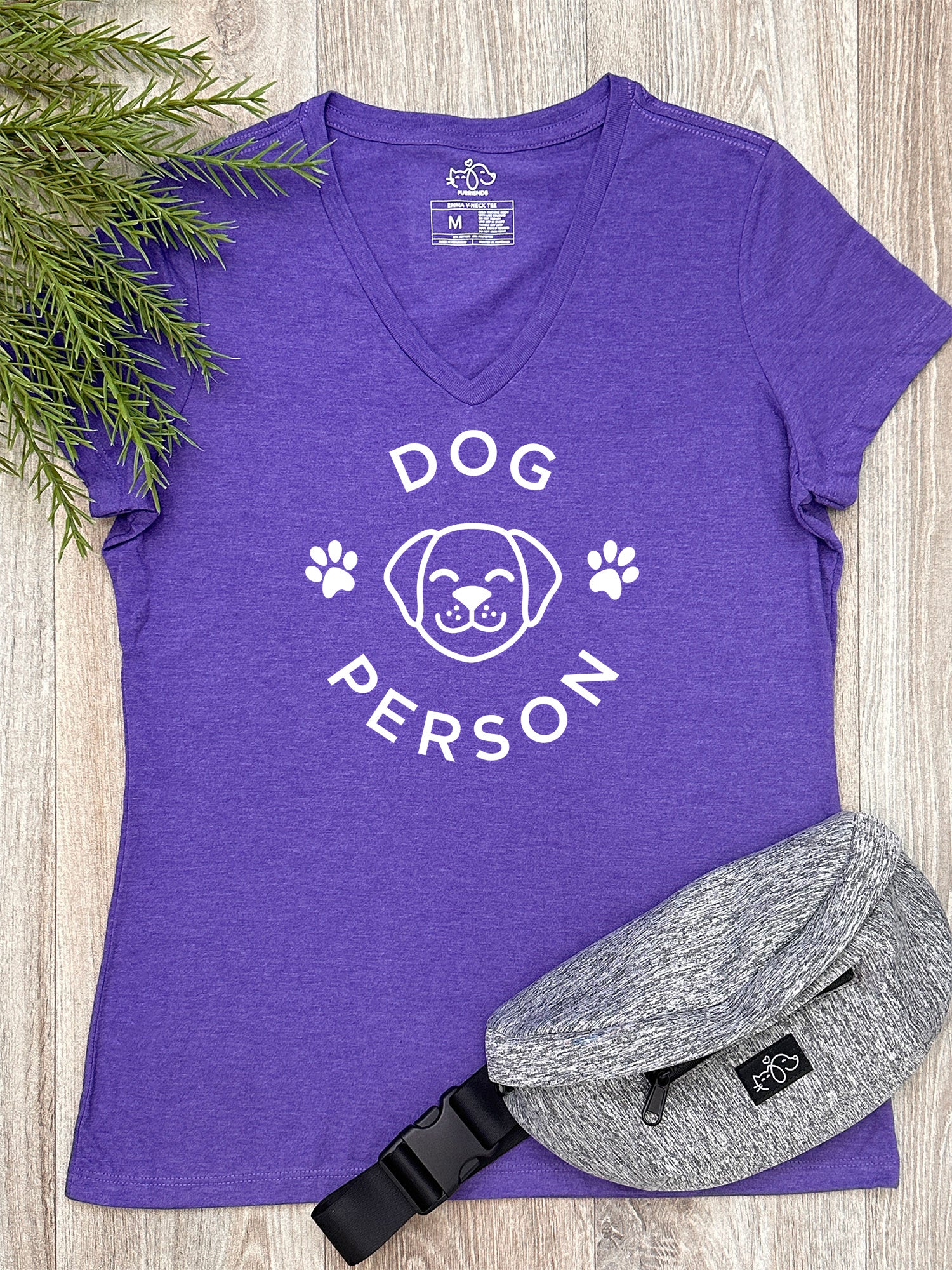 Dog Person Emma V-Neck Tee - Image 3