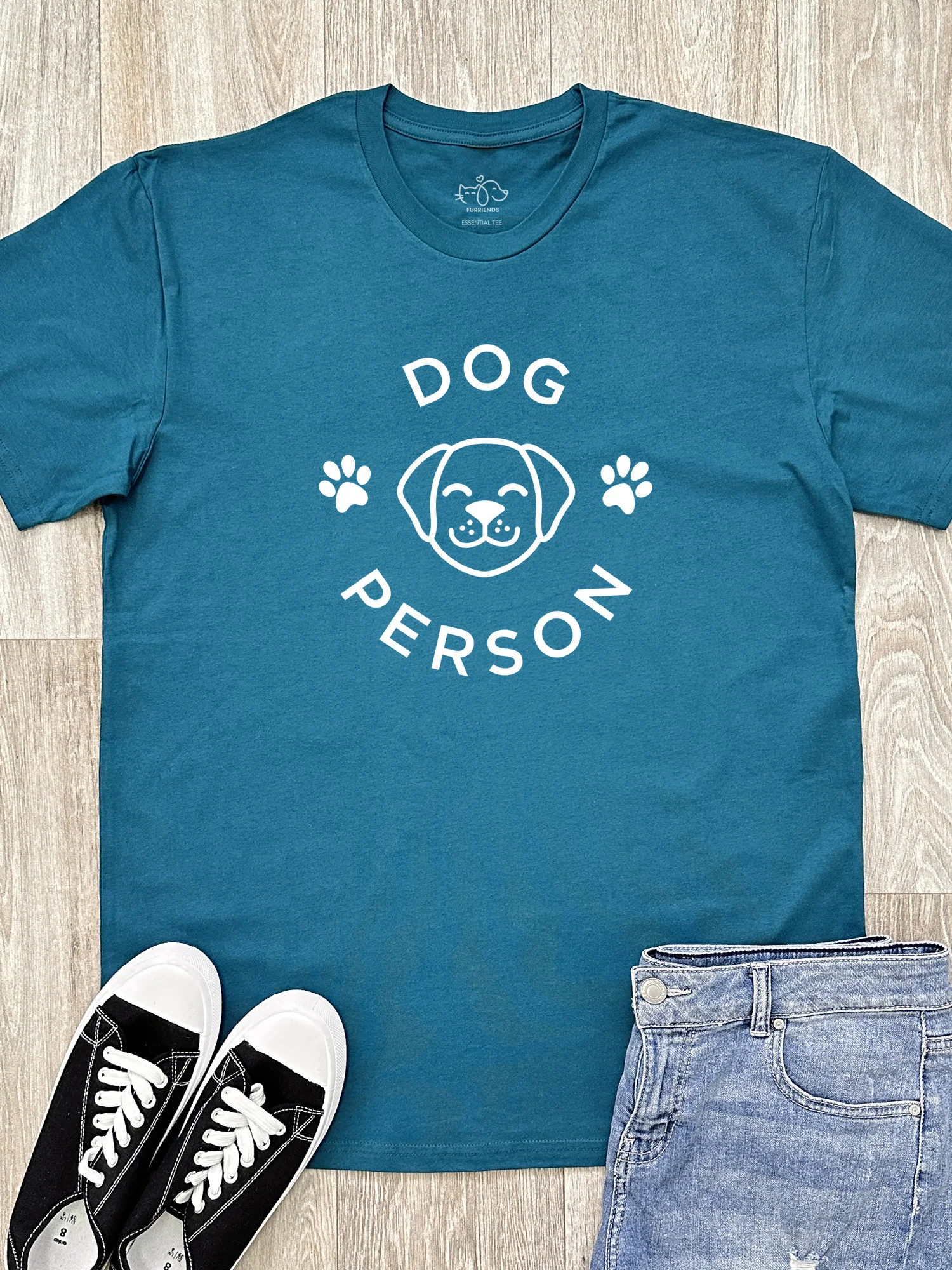 Dog Person Essential Unisex Tee - Image 3