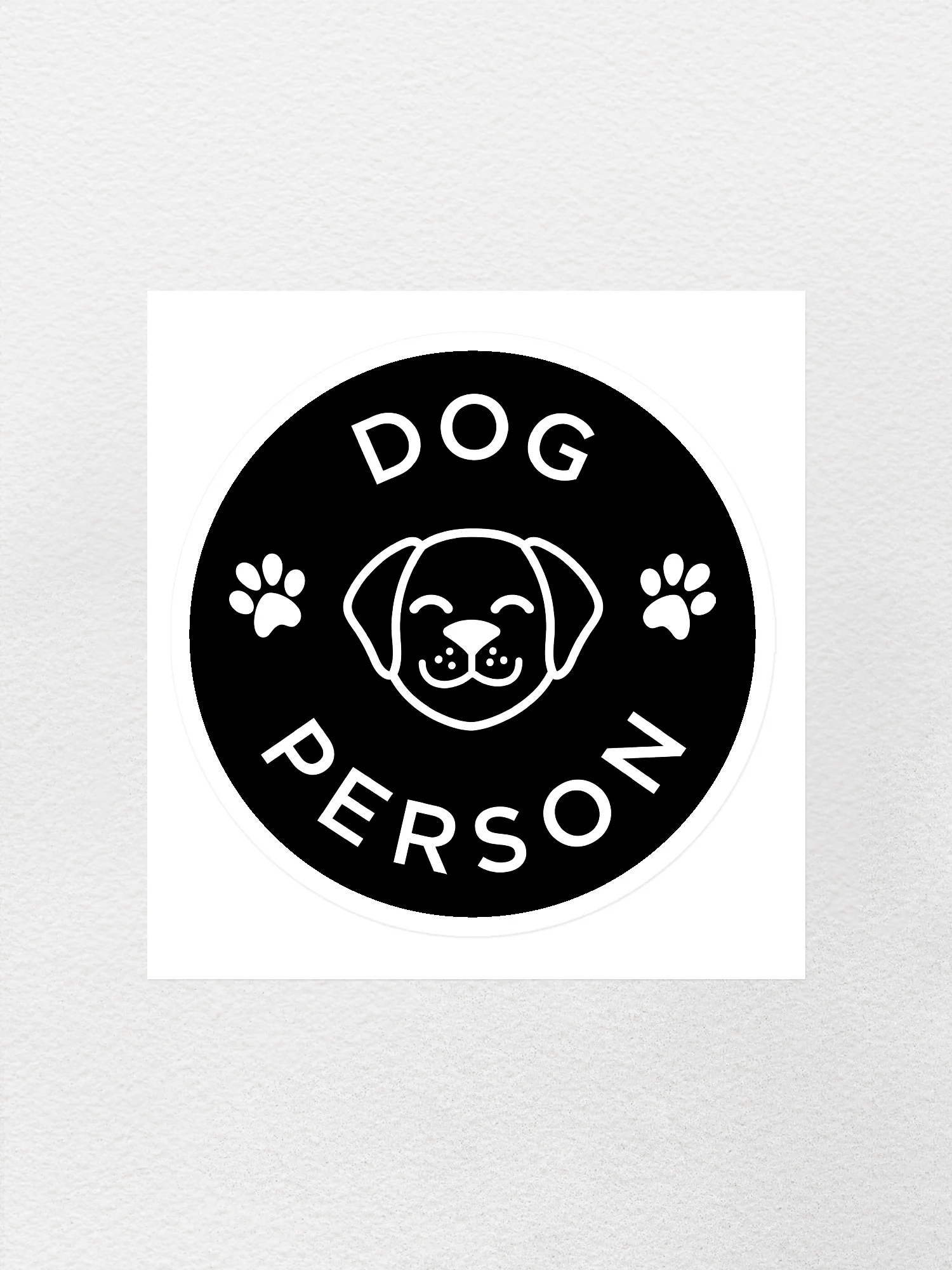 Dog Person Sticker - Image 2