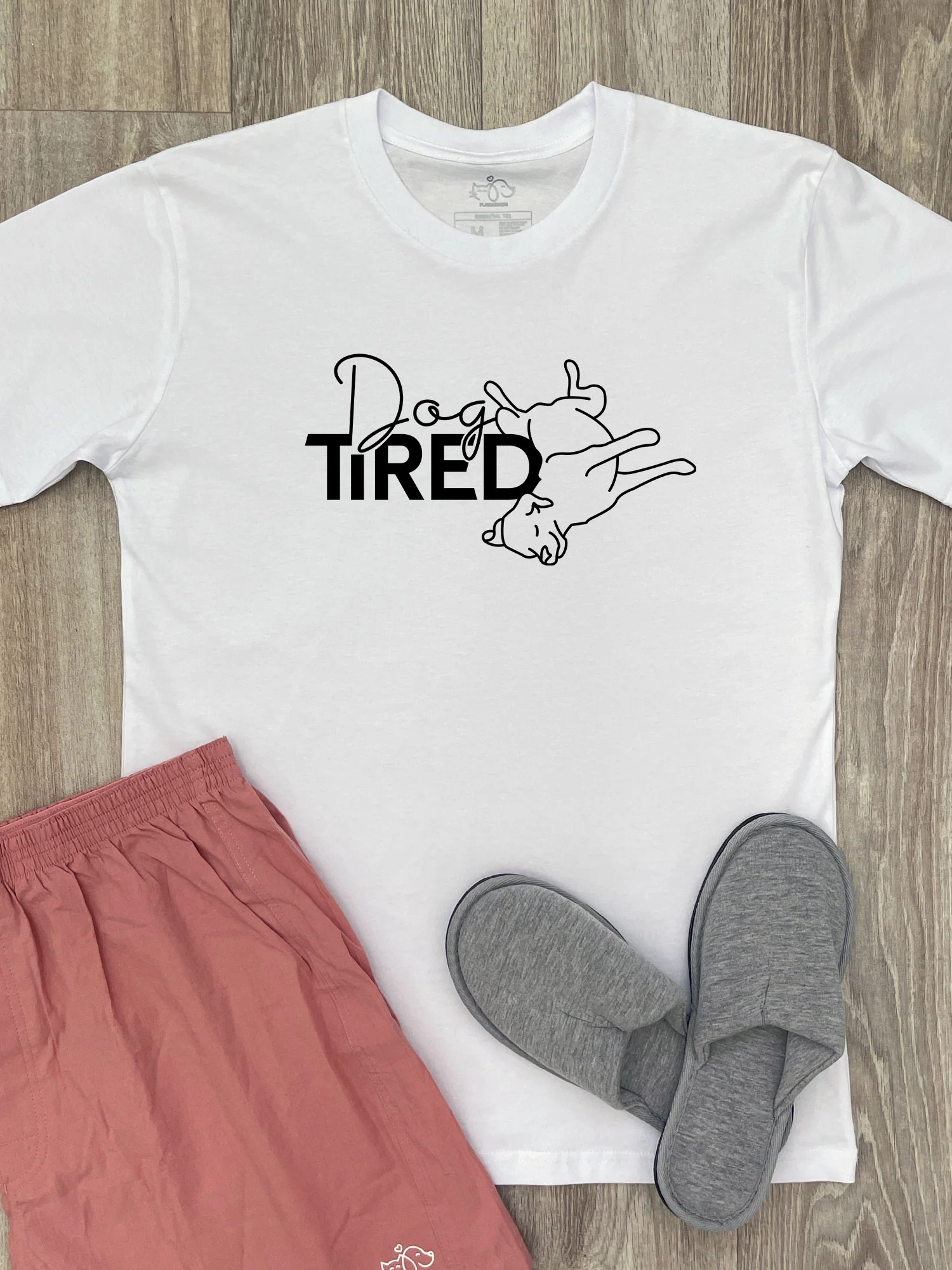 Dog Tired Essential Unisex Tee - Image 4