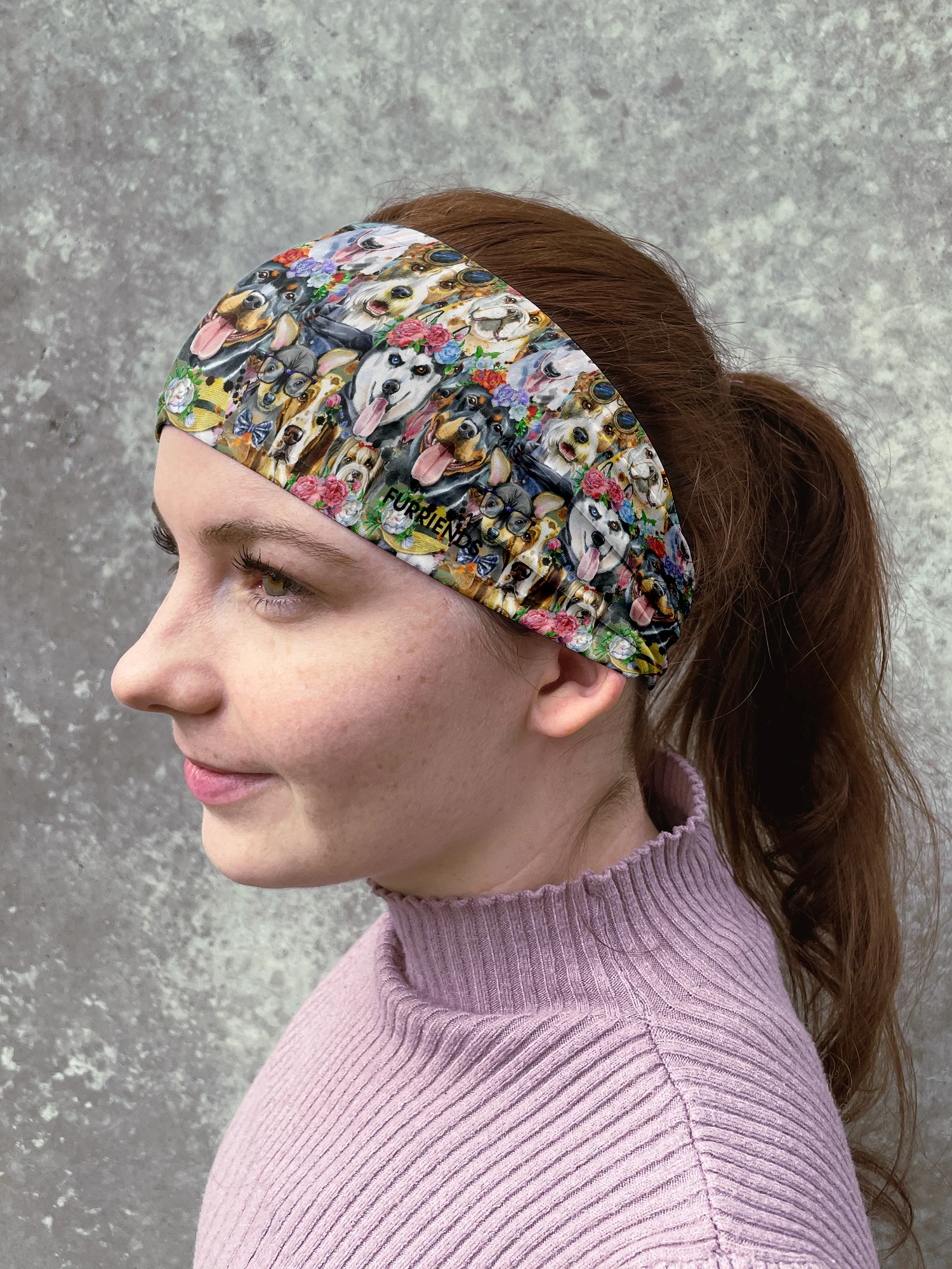 Doggos In Disguise Eco Performance Headband - Image 4