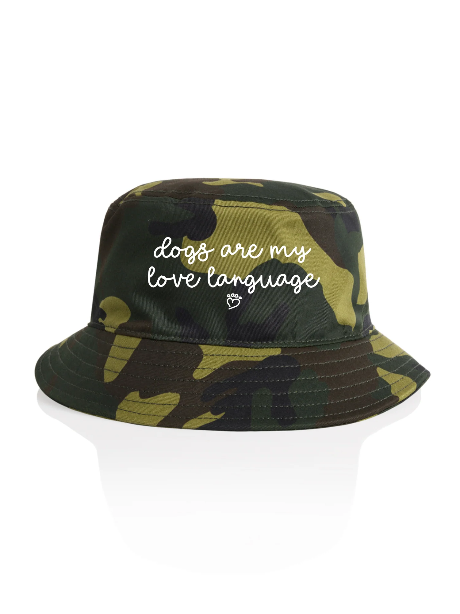 Dogs Are My Love Language Bucket Hat - Image 7