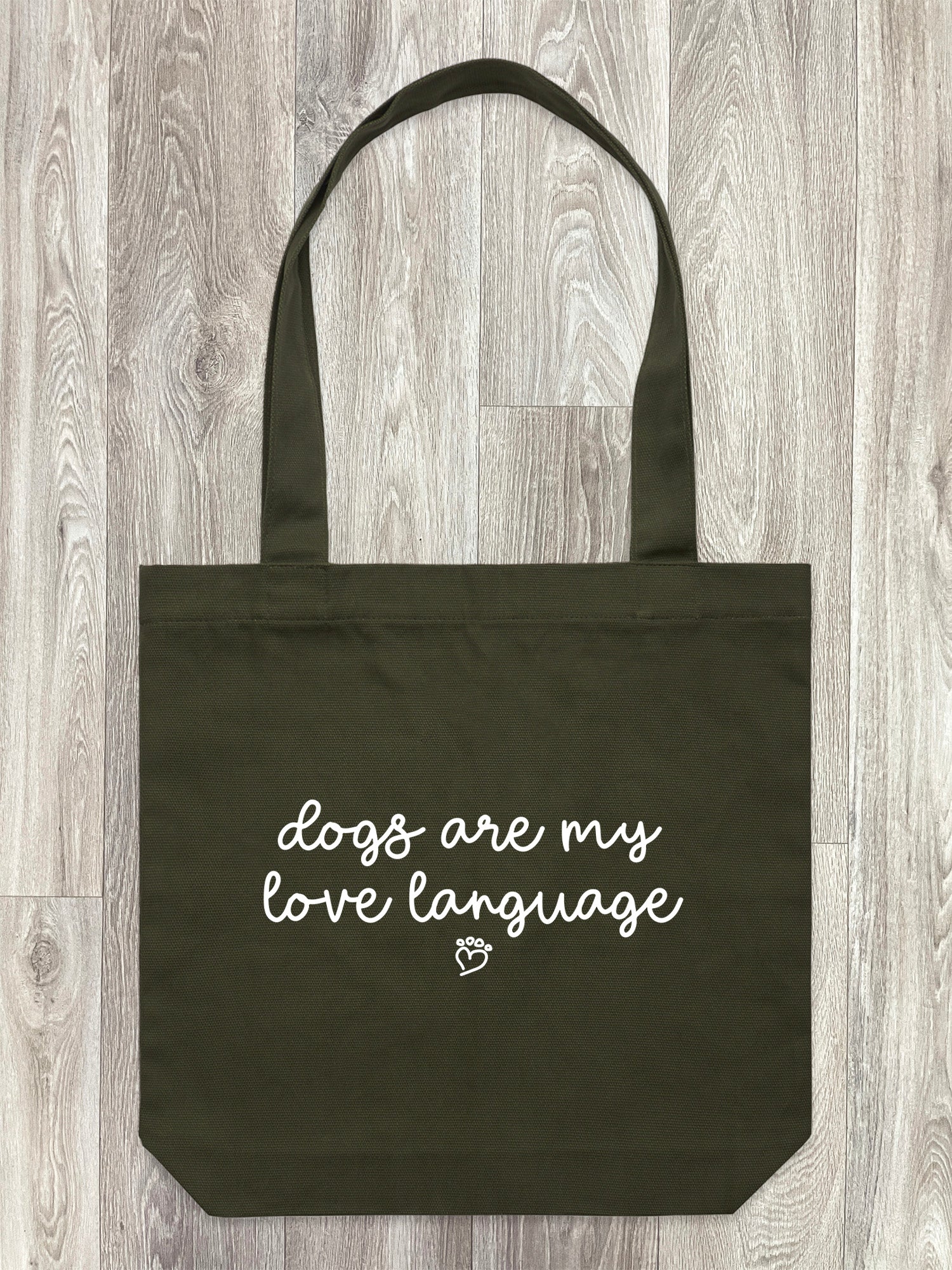 Dogs Are My Love Language Edith Tote Bag - Image 8