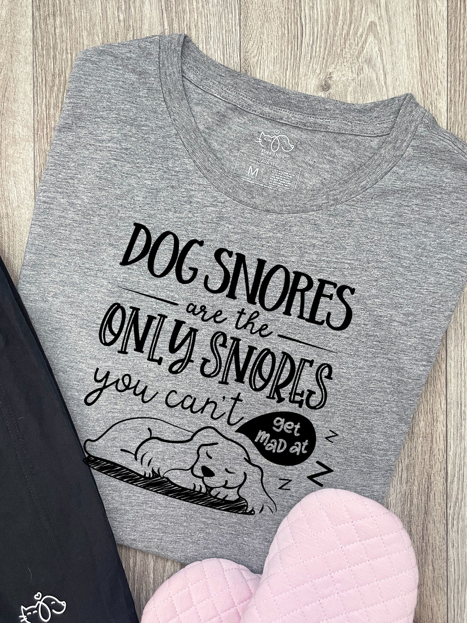 Dog Snores Are The Only Snores Ava Women's Regular Fit Tee - Image 2