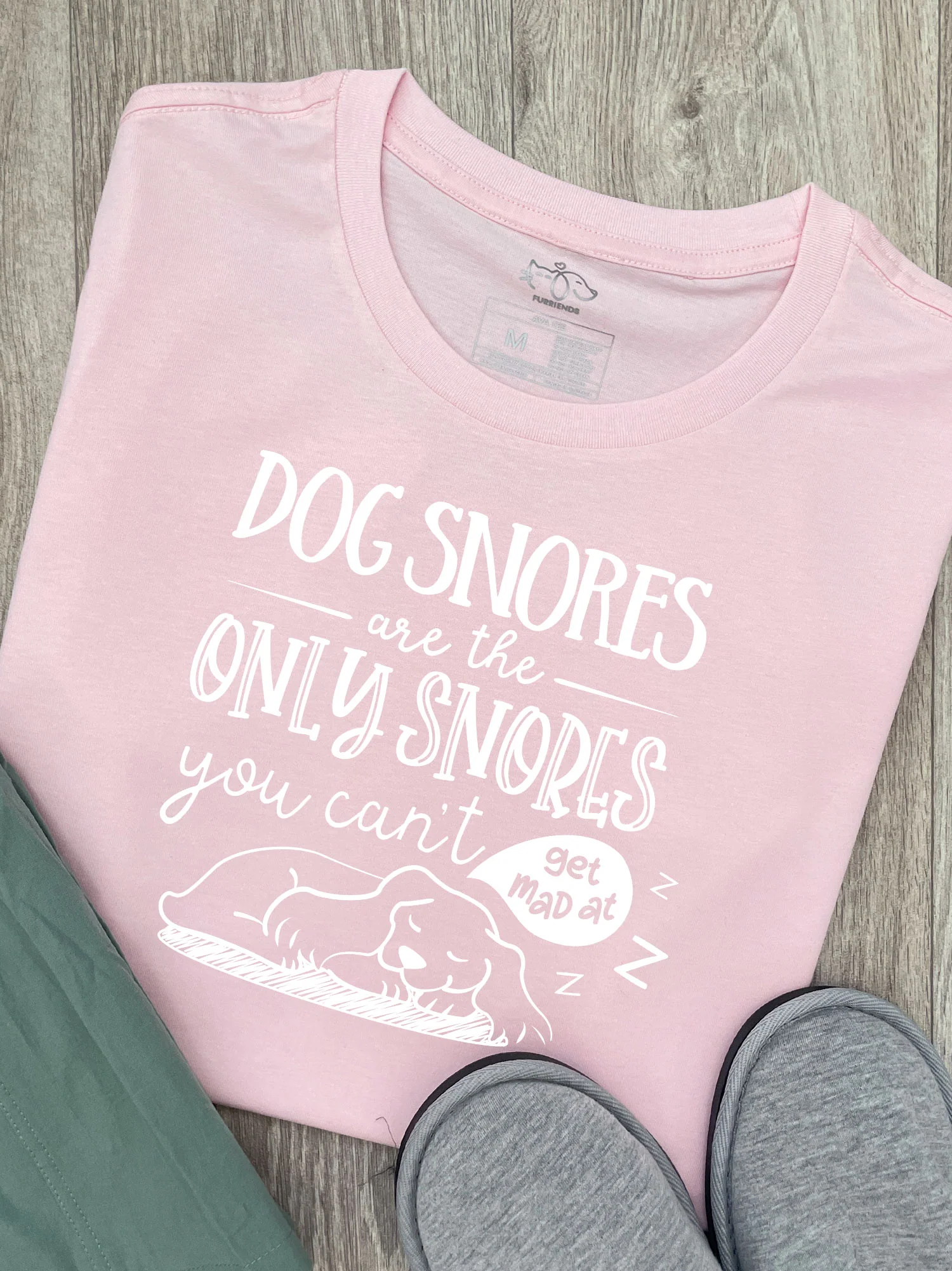 Dog Snores Are The Only Snores Ava Women's Regular Fit Tee - Image 3