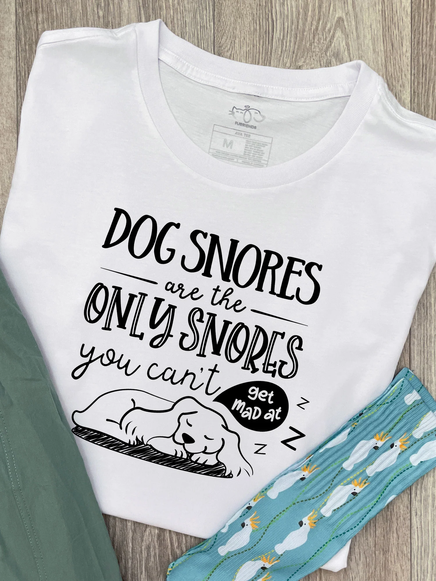Dog Snores Are The Only Snores Ava Women's Regular Fit Tee - Image 4