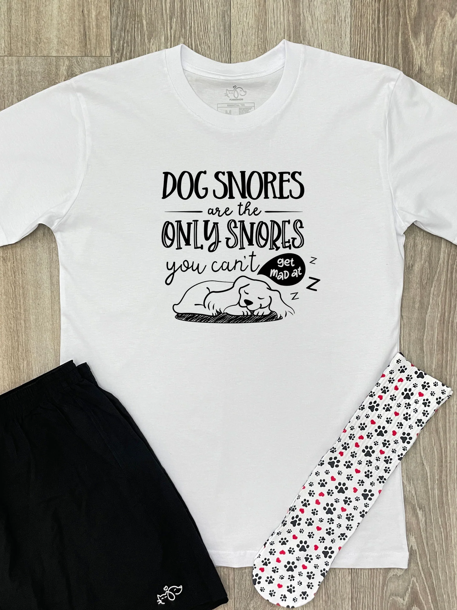 Dog Snores Are The Only Snores Essential Unisex Tee - Image 4