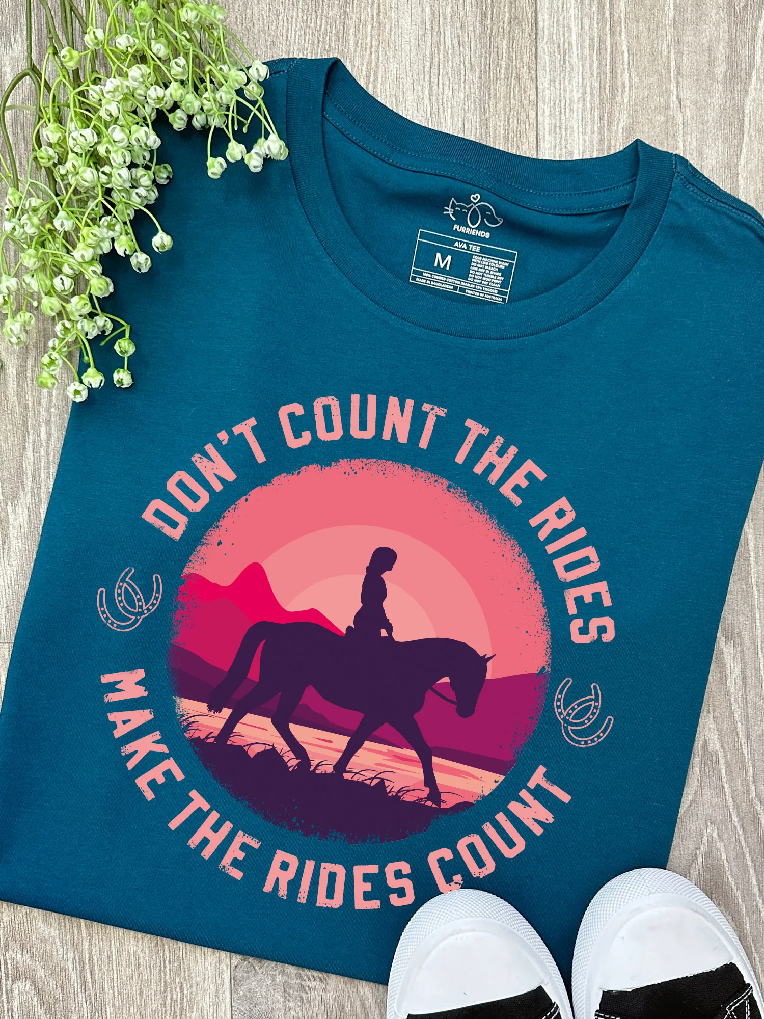 Don't Count The Rides Ava Women's Regular Fit Tee - Image 3