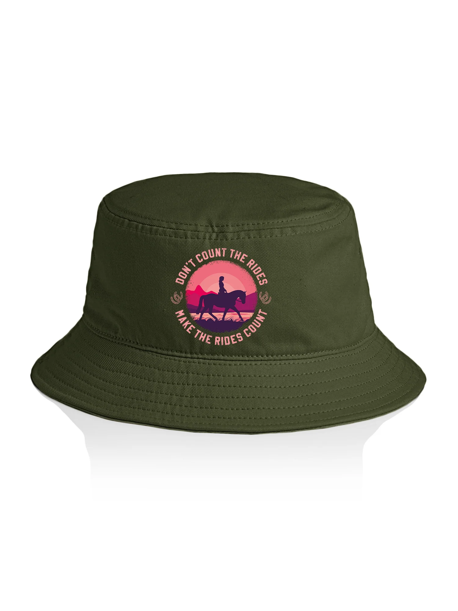 Don't Count The Rides Bucket Hat - Image 3