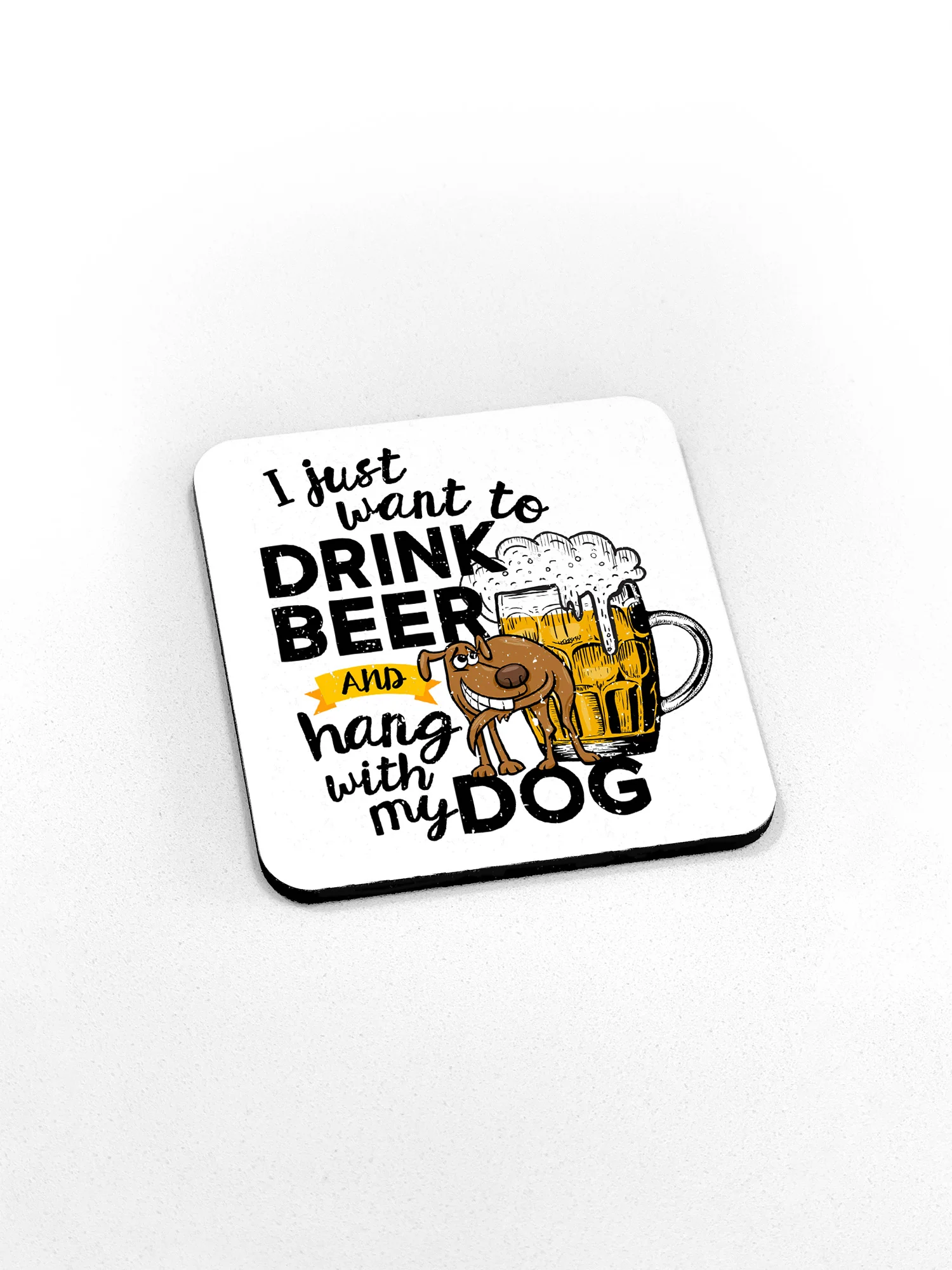 Drink Beer & Hang With My Dog Coaster - Image 6