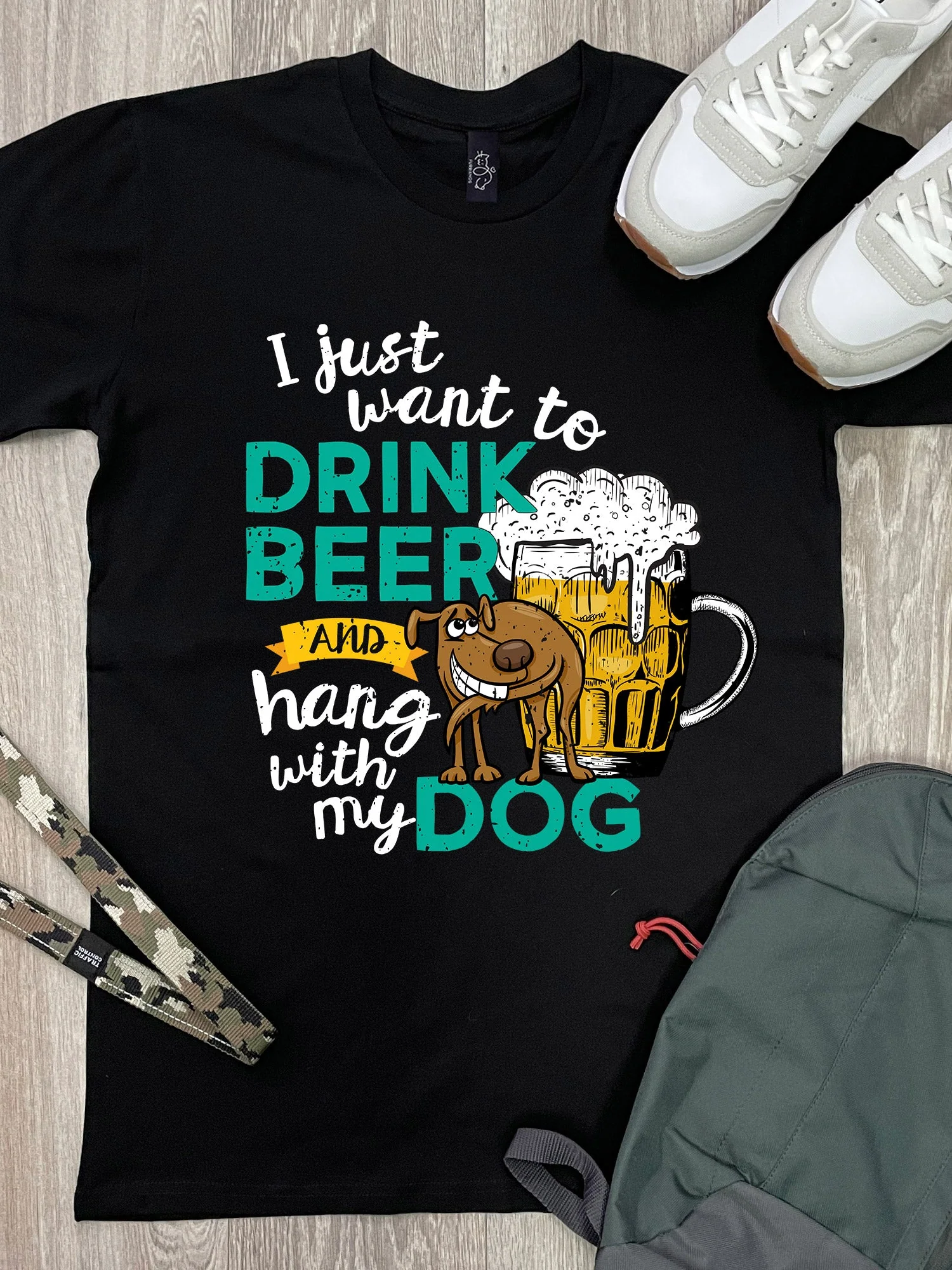 Drink Beer & Hang With My Dog Essential Unisex Tee (SIZE 3XL) ***SALE*** - Image 2