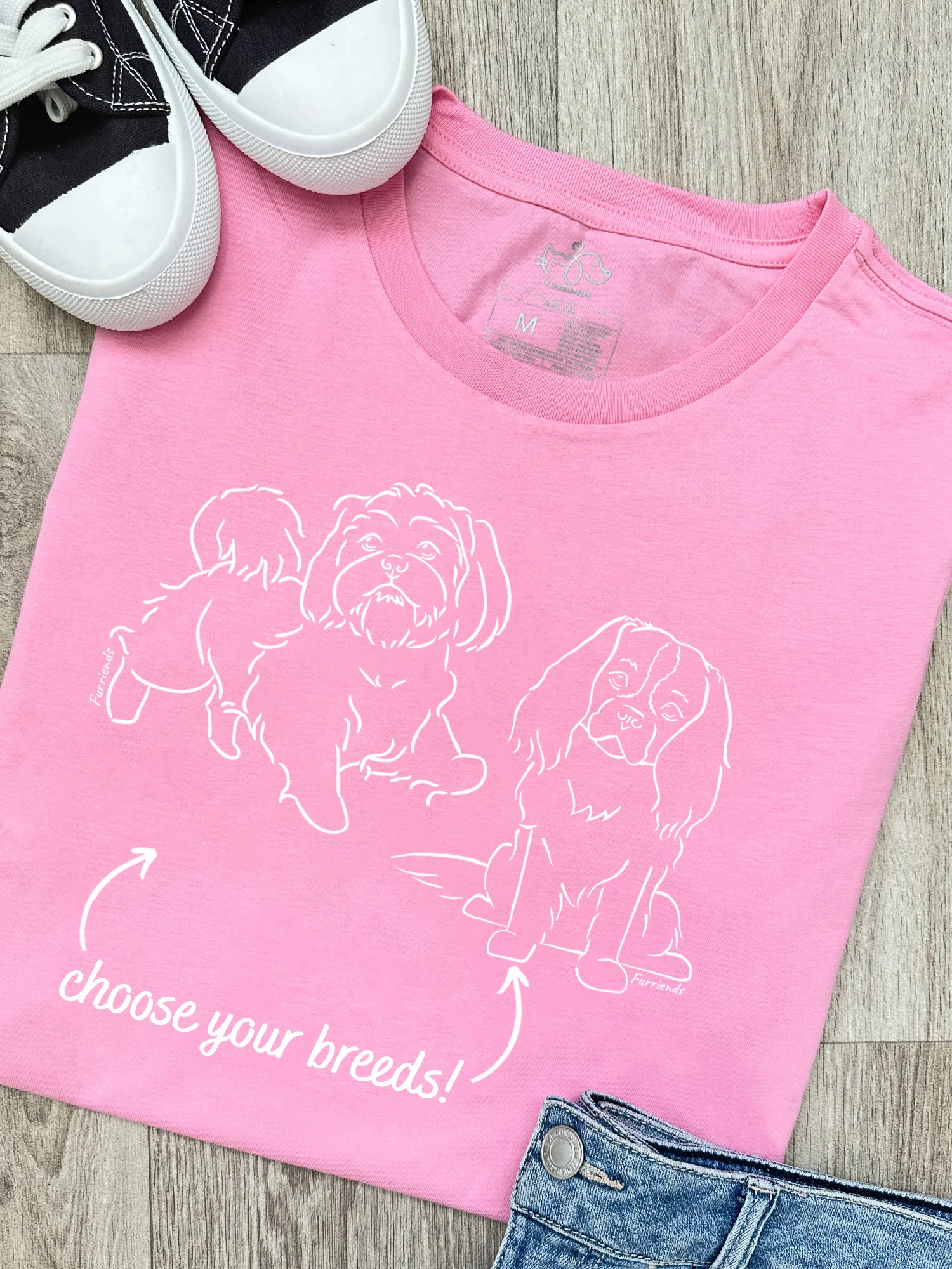 Dual Breed Customisable Ava Women's Regular Fit Tee - Image 2