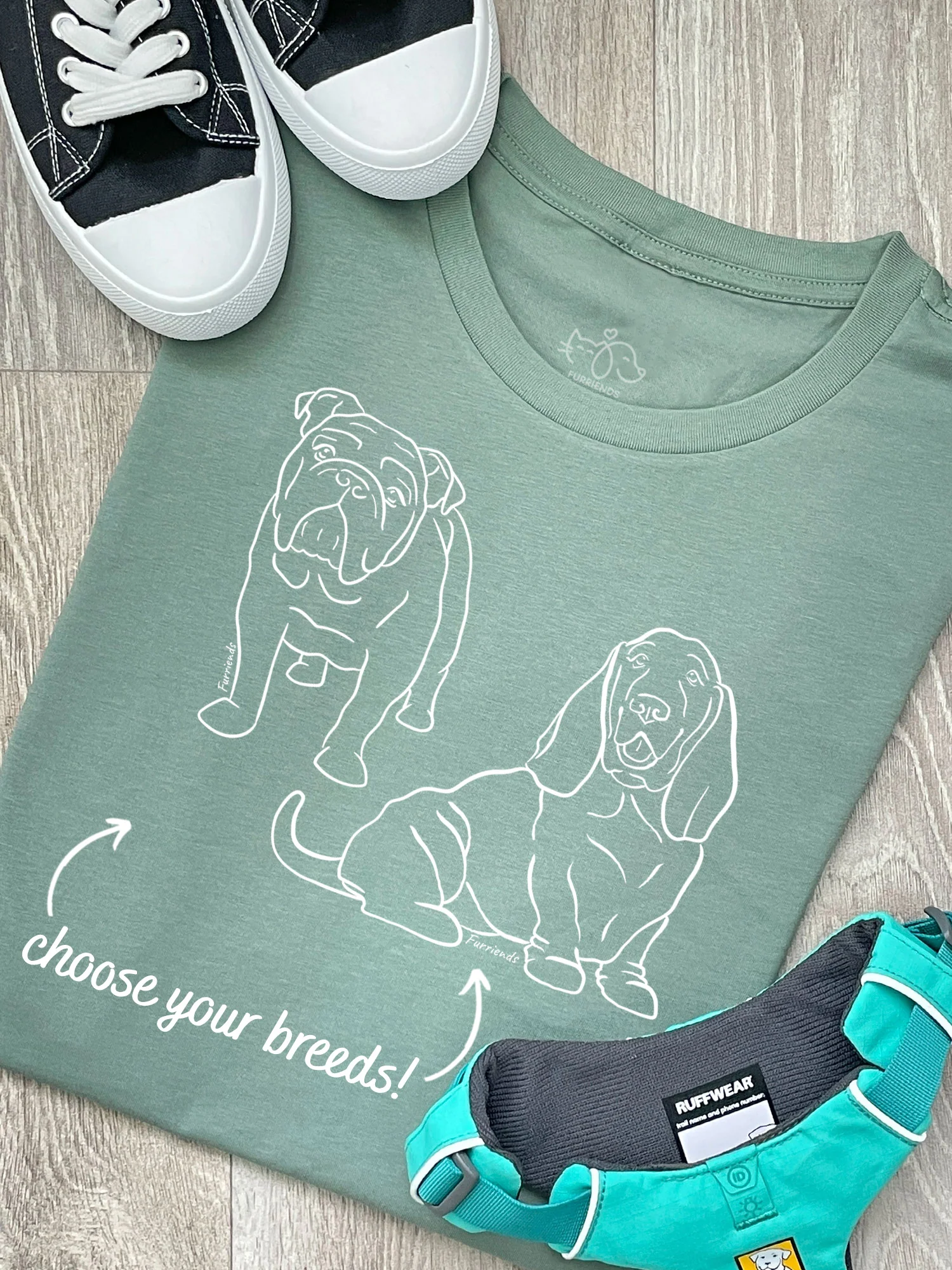 Dual Breed Customisable Ava Women's Regular Fit Tee - Image 6