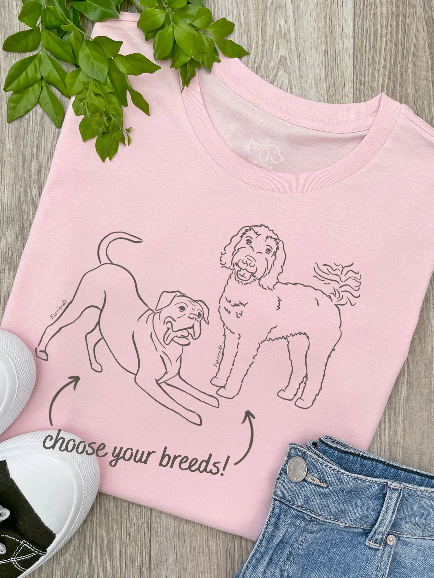 Dual Breed Customisable Ava Women's Regular Fit Tee - Image 7