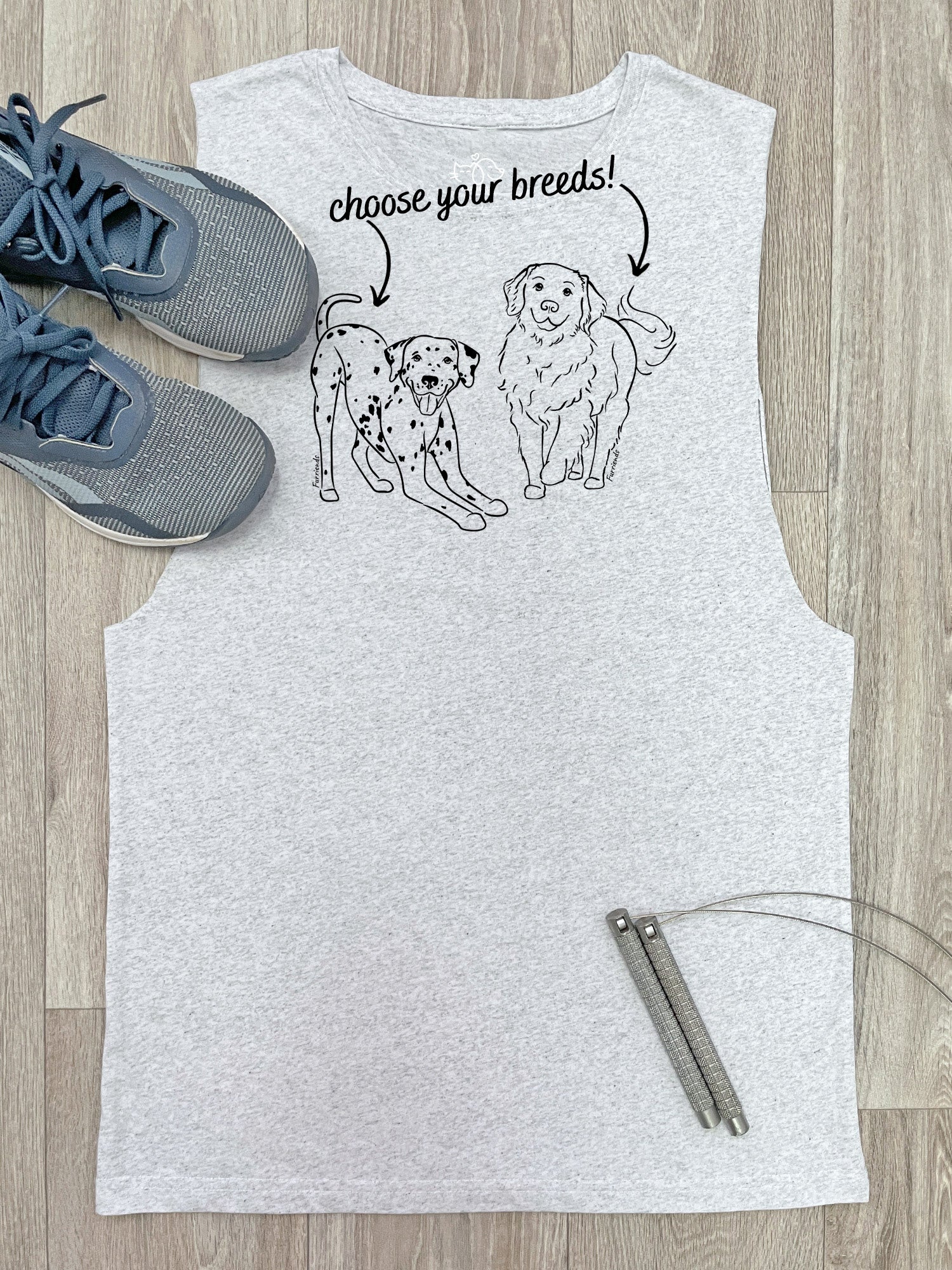 Dual Breed Customisable Axel Drop Armhole Muscle Tank - Image 2