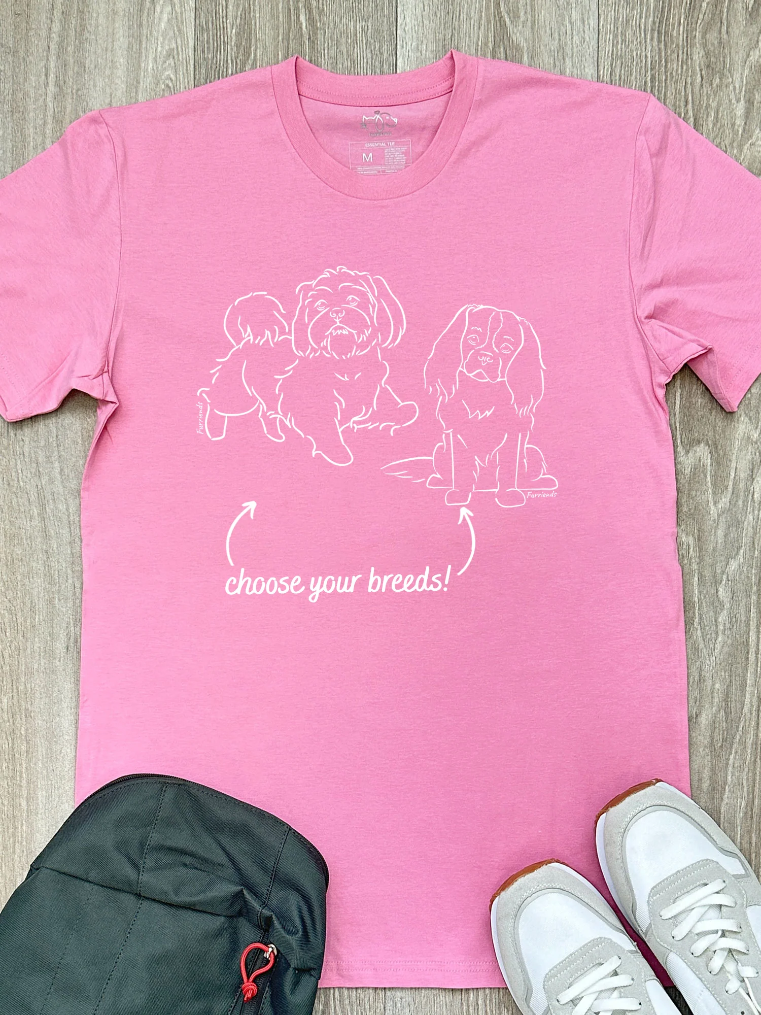 Dual Breed Customisable Essential Unisex Tee - Image 3