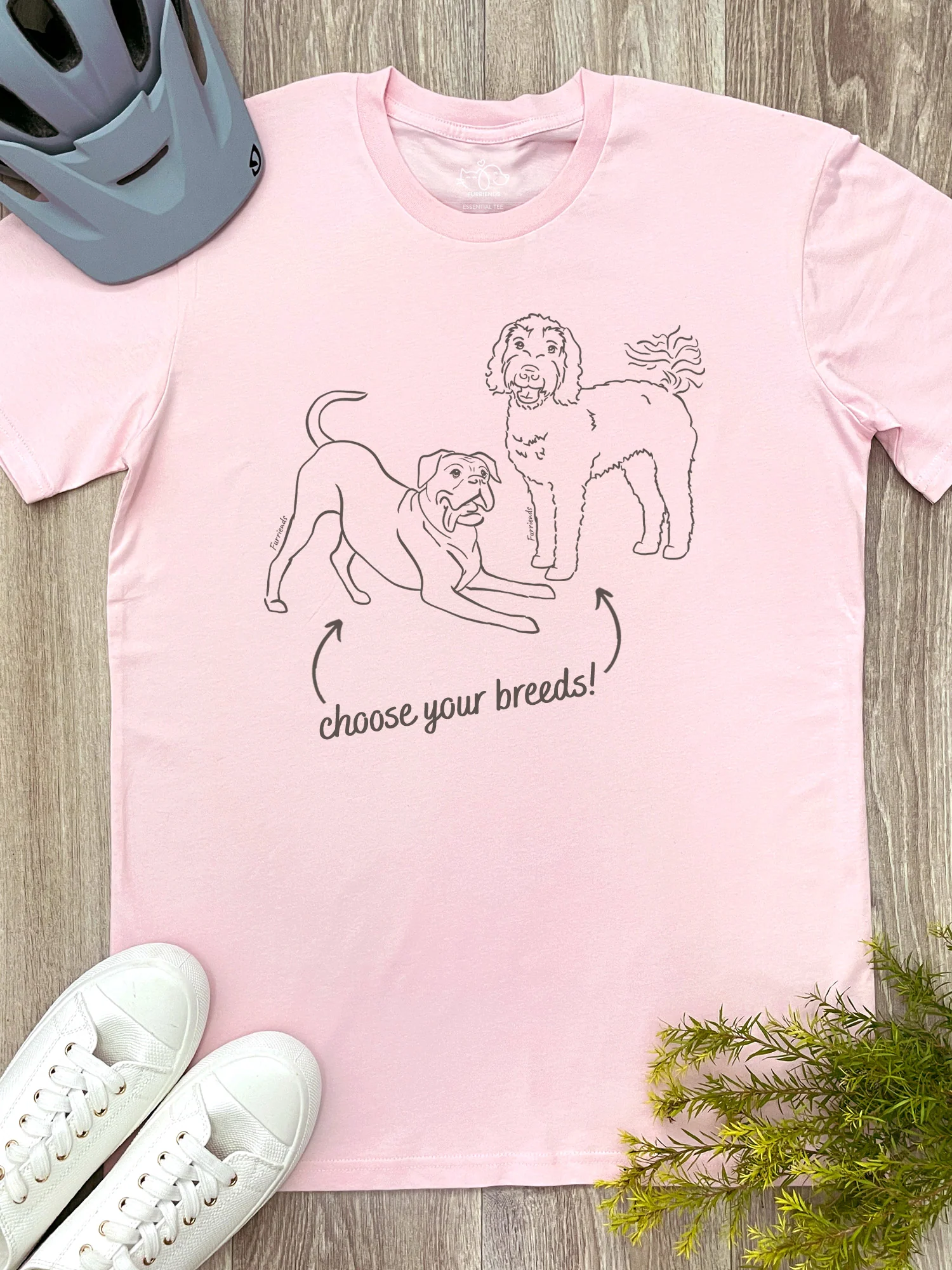 Dual Breed Customisable Essential Unisex Tee - Image 7